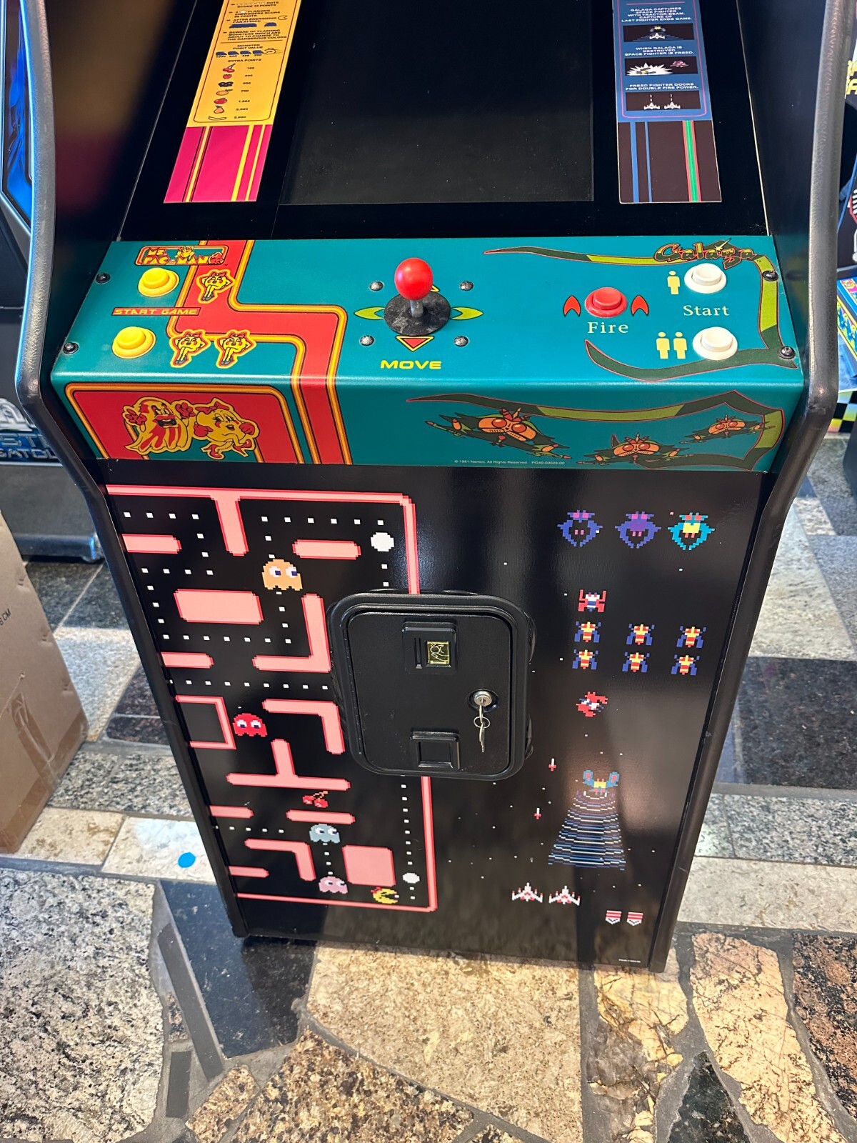 NAMCO 20 YEAR REUNION MS PACMAN GALAGA CLASS OF 1981 HEAVY DUTY COMMERCIAL GRADE