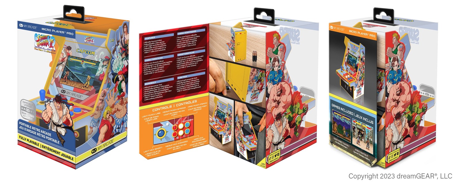 Arcade Micro Player Pro Super Street Fighter II and The New Challengers & Street