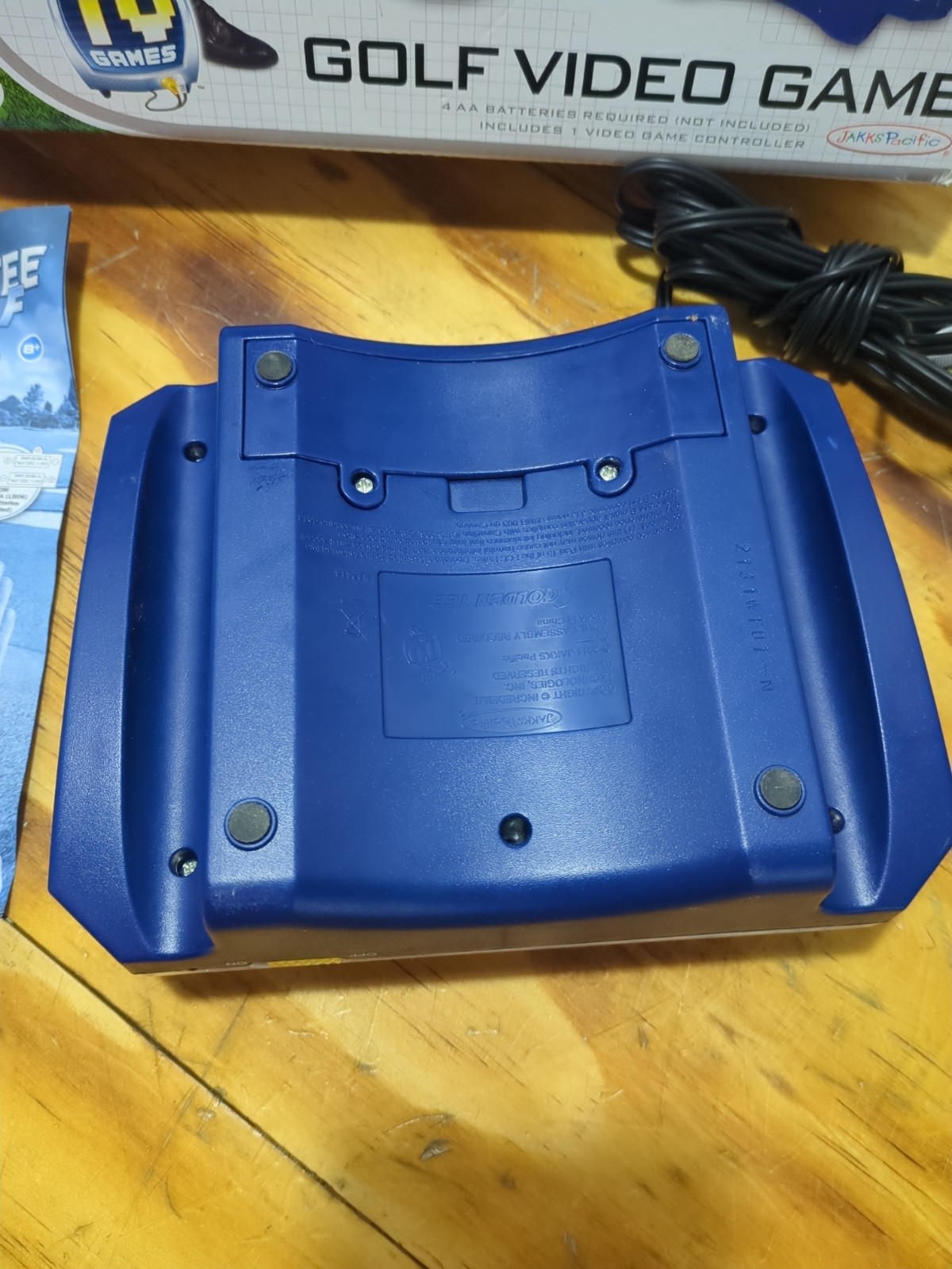 2011 Jakks Pacific GOLDEN TEE Golf Plug N Play Classic Home TV Game, Used Tested