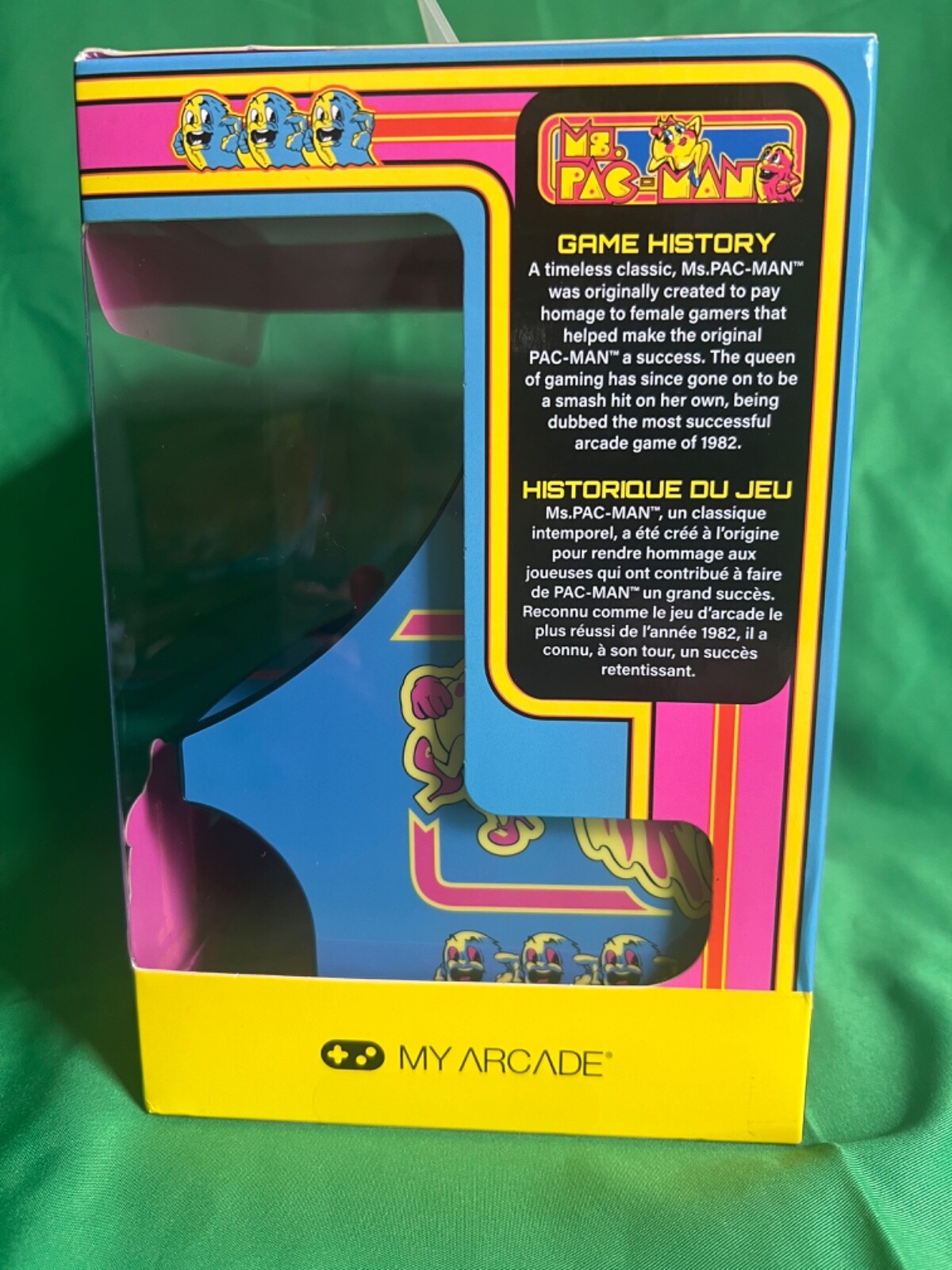MY ARCADE MICRO PLAYER RETRO ARCADE MS. PAC-MAN 2019 BANDAI/NAMCO NIB