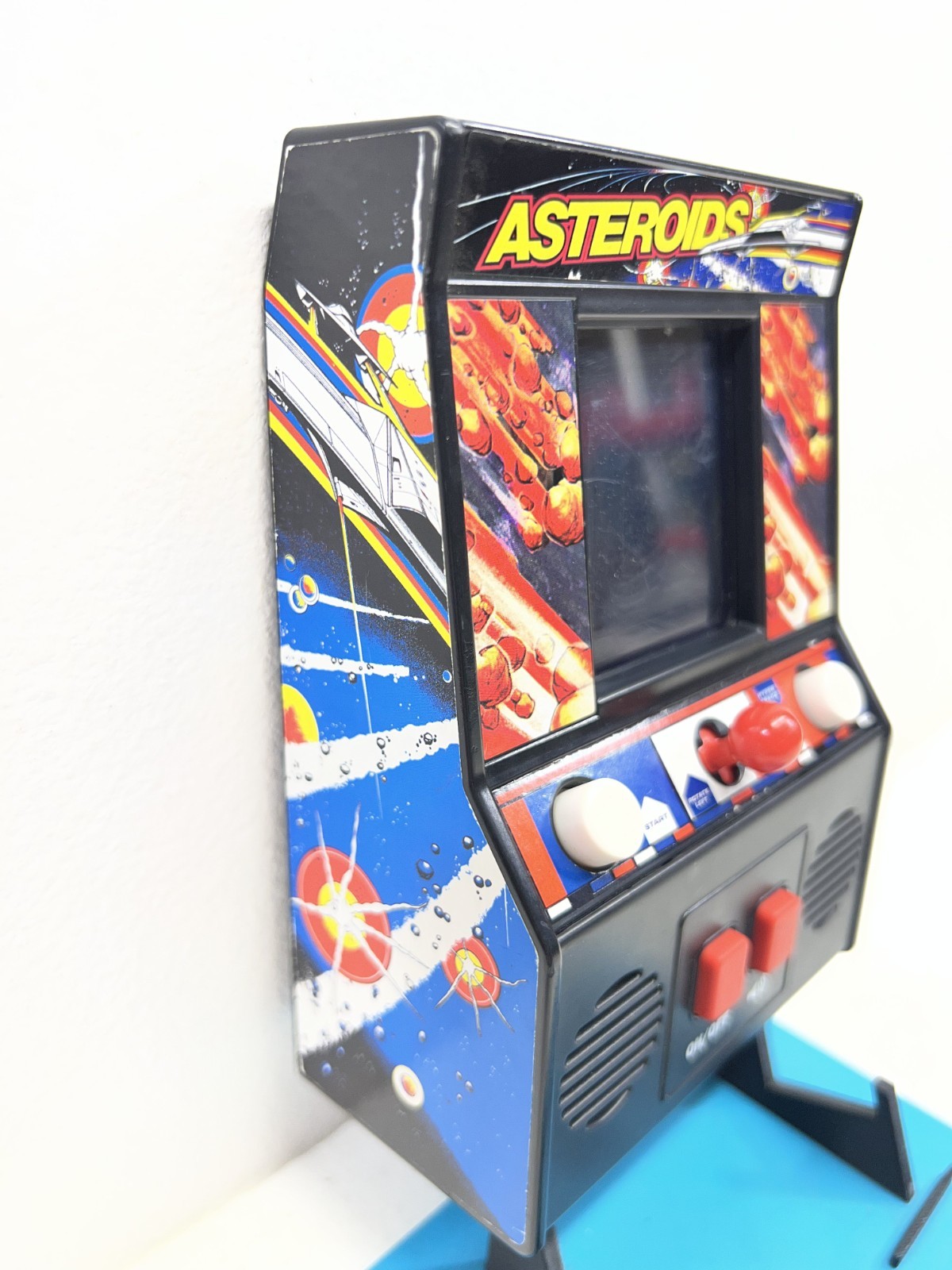 1979 ATARI INTERACTIVE ASTEROIDS MINI ARCADE ELECTRONIC HANDHELD GAME TESTED