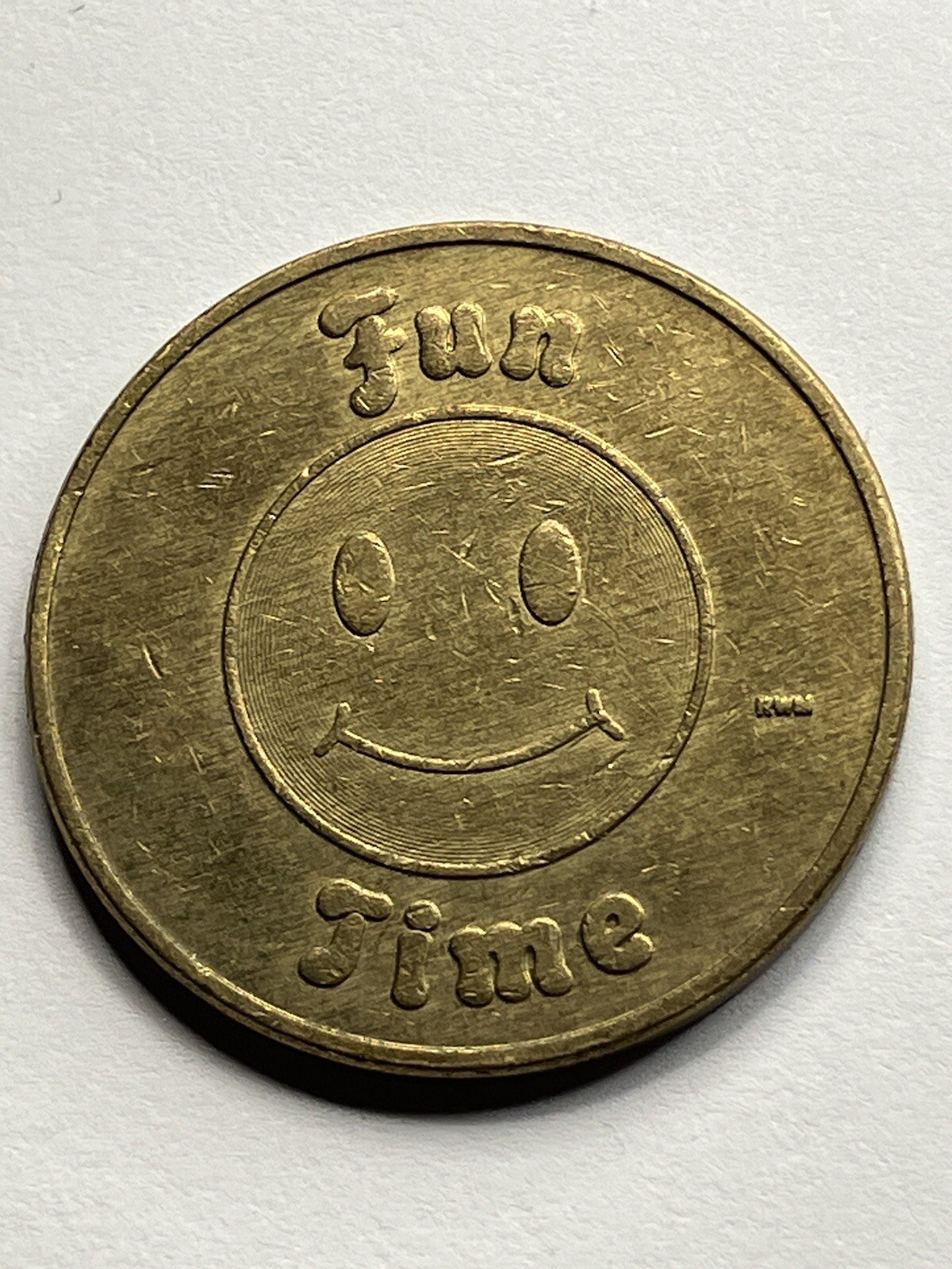 Vintage Fun Time Arcade Token Hour Glass Defunct #tb1