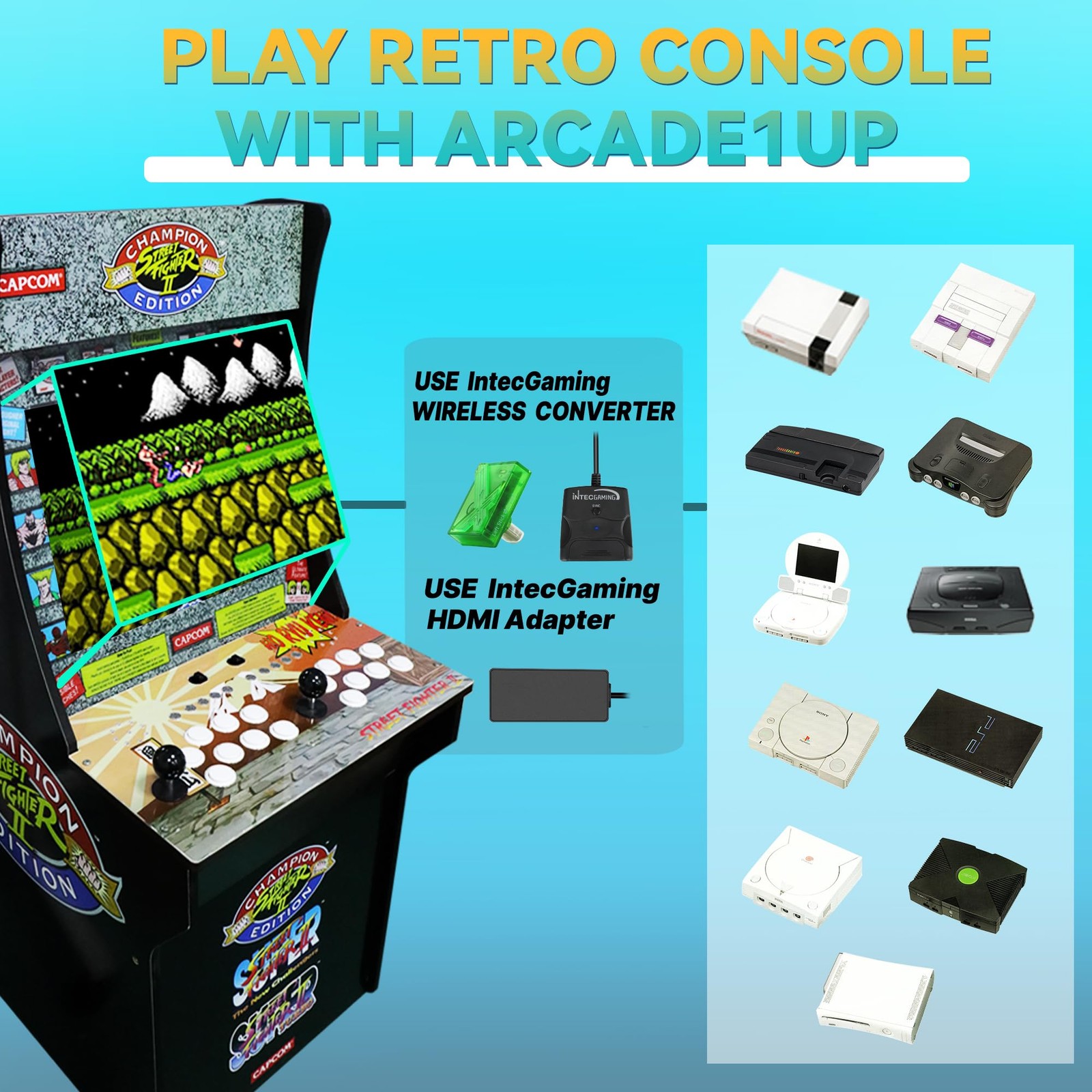 Switch Fighting Stick for Arcade1Up Cabinet, Play Your Switch Arcade Stick on…