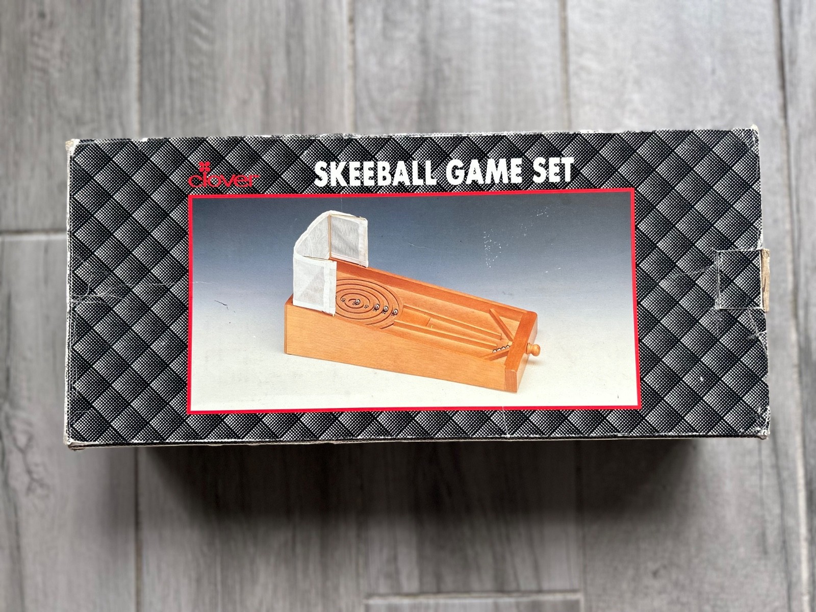 Skeeball Tabletop Arcade Game , Made Of Wood Sold Only At Clover