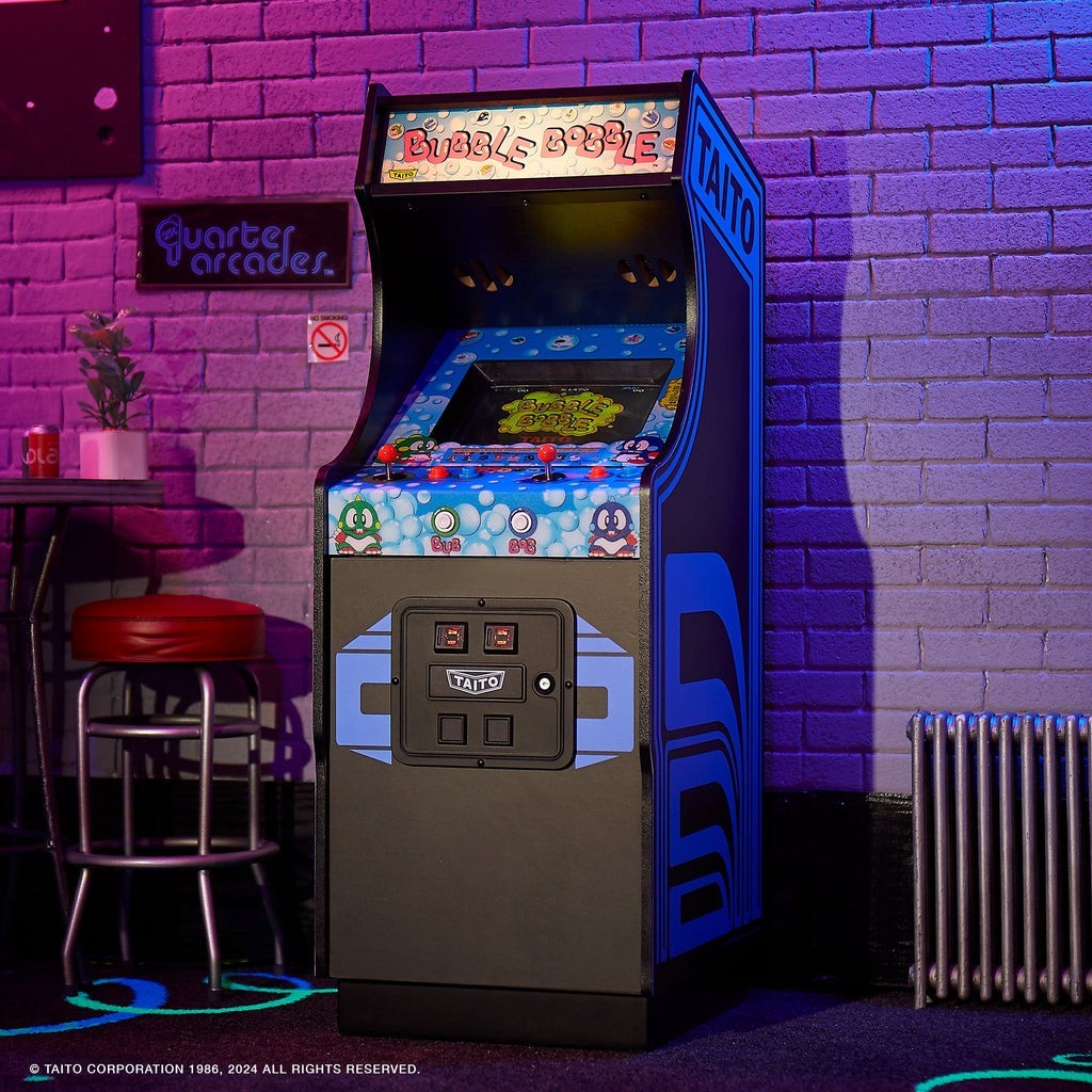 NUMSKULL QUARTER ARCADES BUBBLE BOBBLE Mini Arcade 1/4 Scale BRAND NEW SEALED