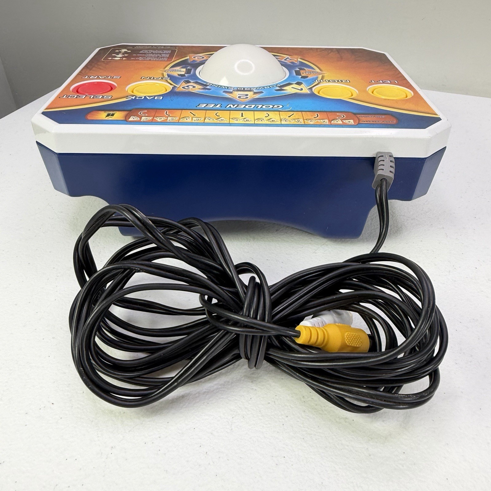 JAKKS Pacific Golden Tee Golf Plug Play TV Game 2011 Arcade Trackball Manual