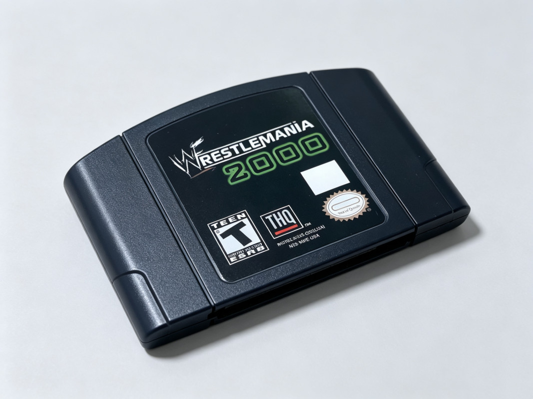 WWF WrestleMania 2000 Game Cartridge For Nintendo 64 Console US Video Game