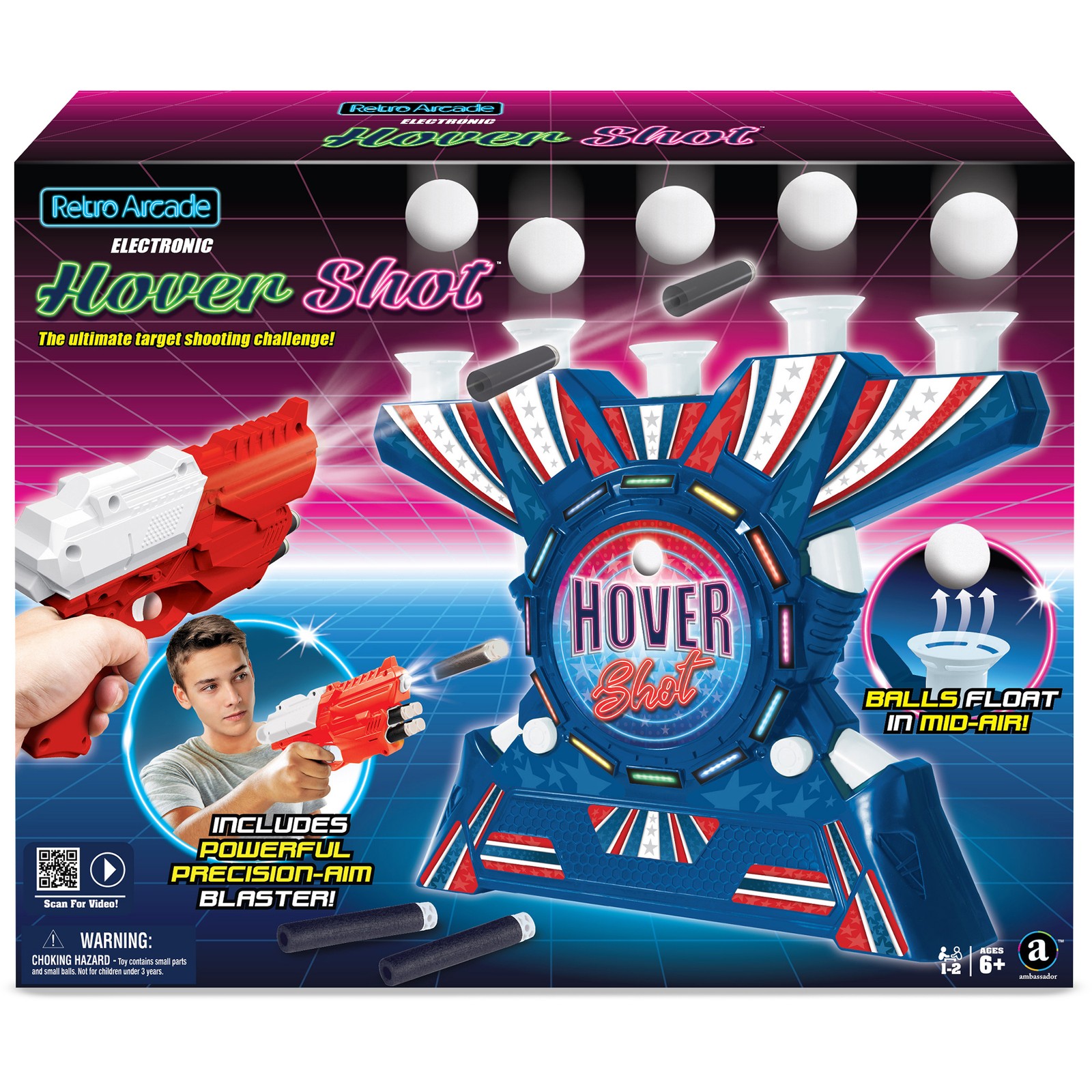 Ambassador Games: Retro Arcade – Electronic Hover Shot – 6+