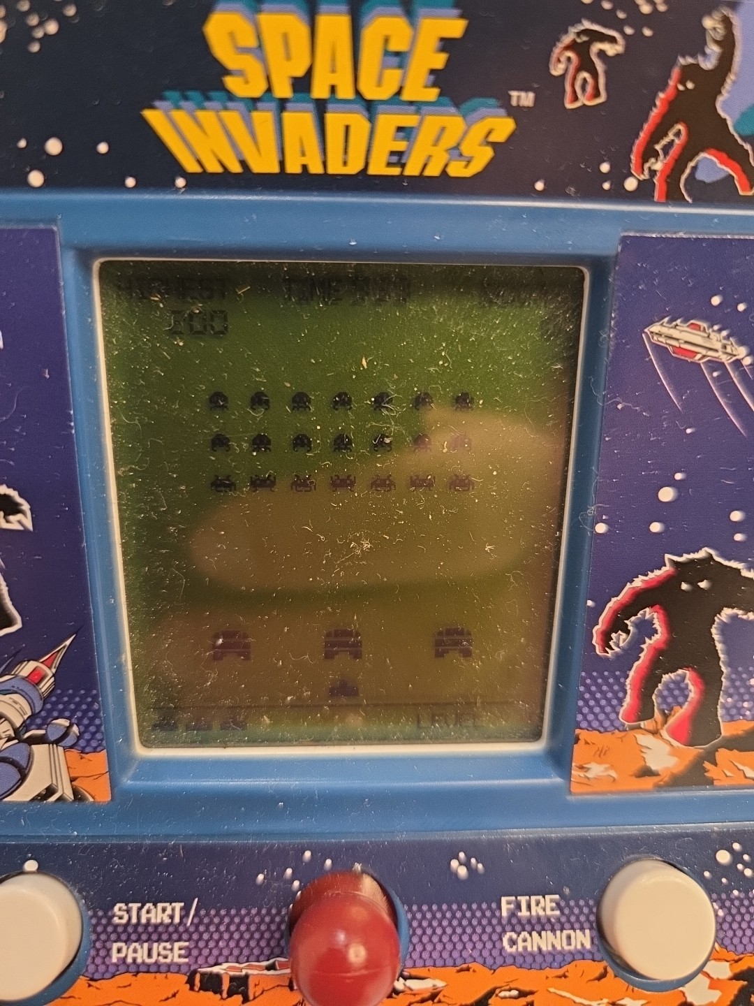 Space Invaders 2016 Handheld Classic Mini Arcade Game Basic Fun Taito WORKING