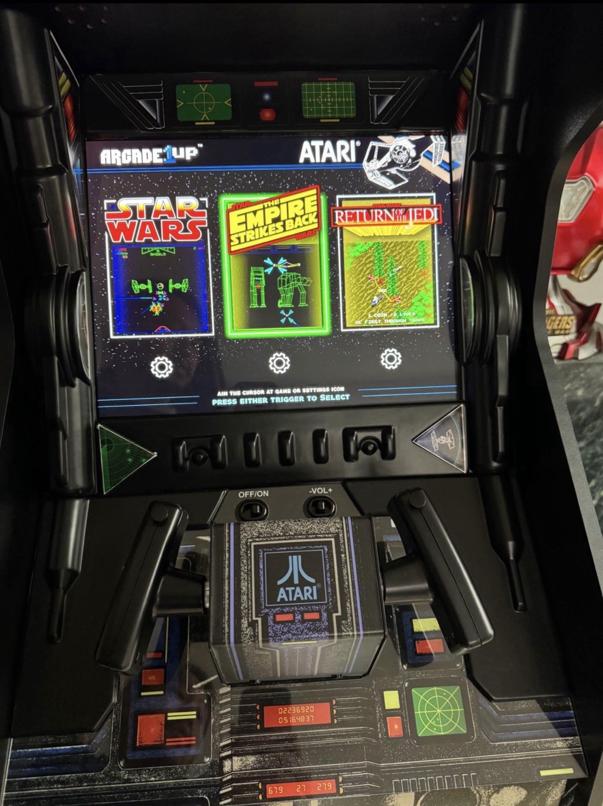 Arcade 1up Star Wars Arcade Cabinet Nice Working 100% Tested Atari Game