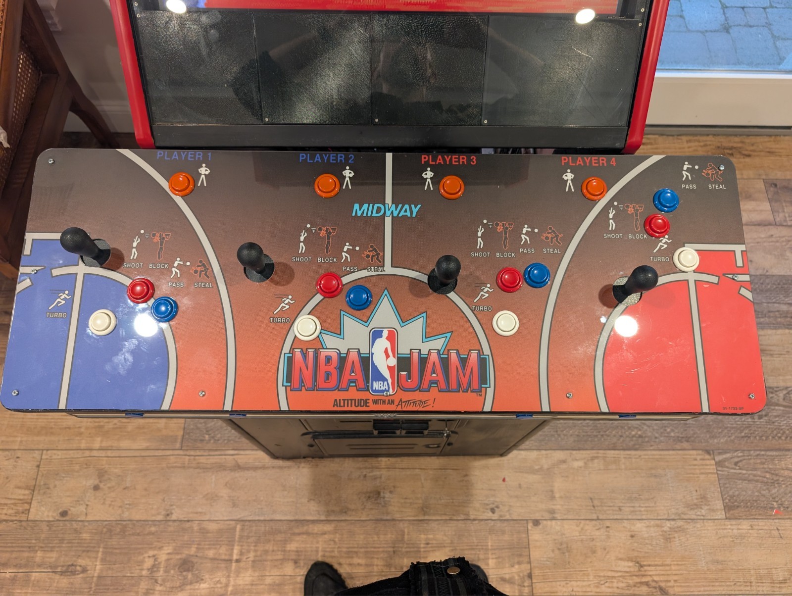 NBA Jam Session Midway Arcade Cabinet in Good Condition