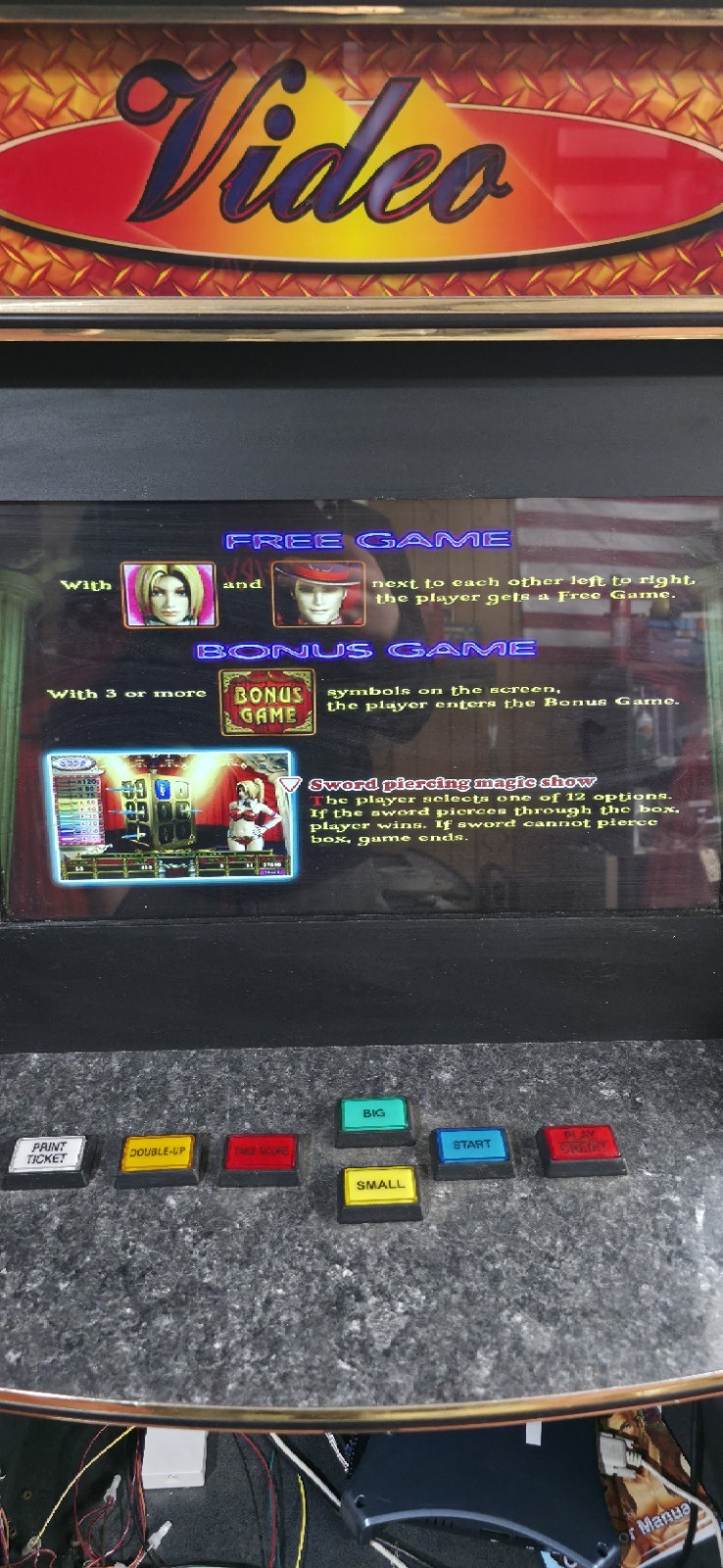 IGS Magic Show Video Arcade Game (game board only)