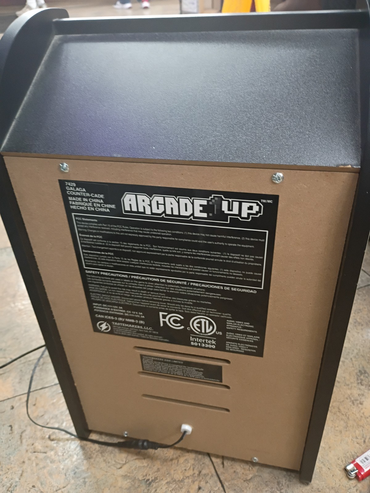 Arcade1Up Galaga 88 Countercade Arcade Machine GAL-C-10177