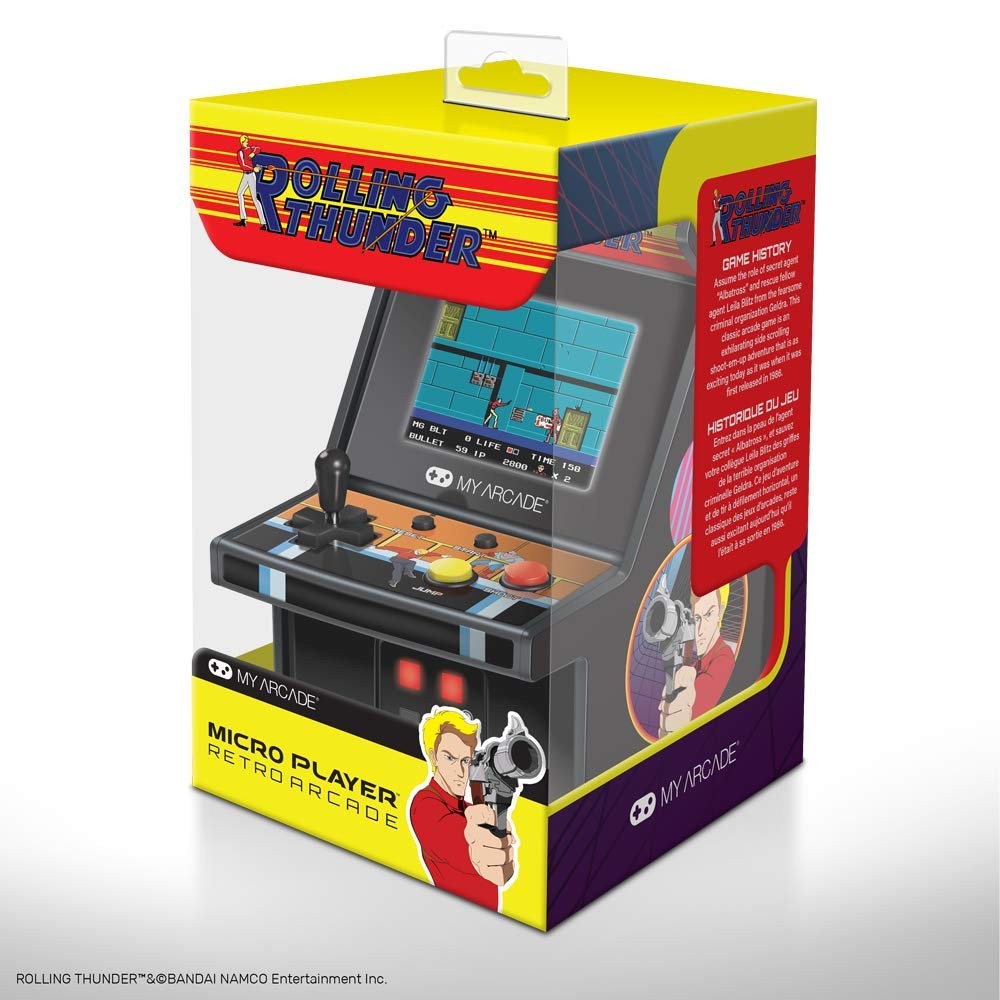 dreamGEAR Retro arcade Rolling Thunder DGUNL-3225 USB, Battery Powered Console