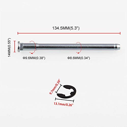 Compatible with Door Hinge Pin and Bushing Repair Kits (4 pins 2 Door) OT269