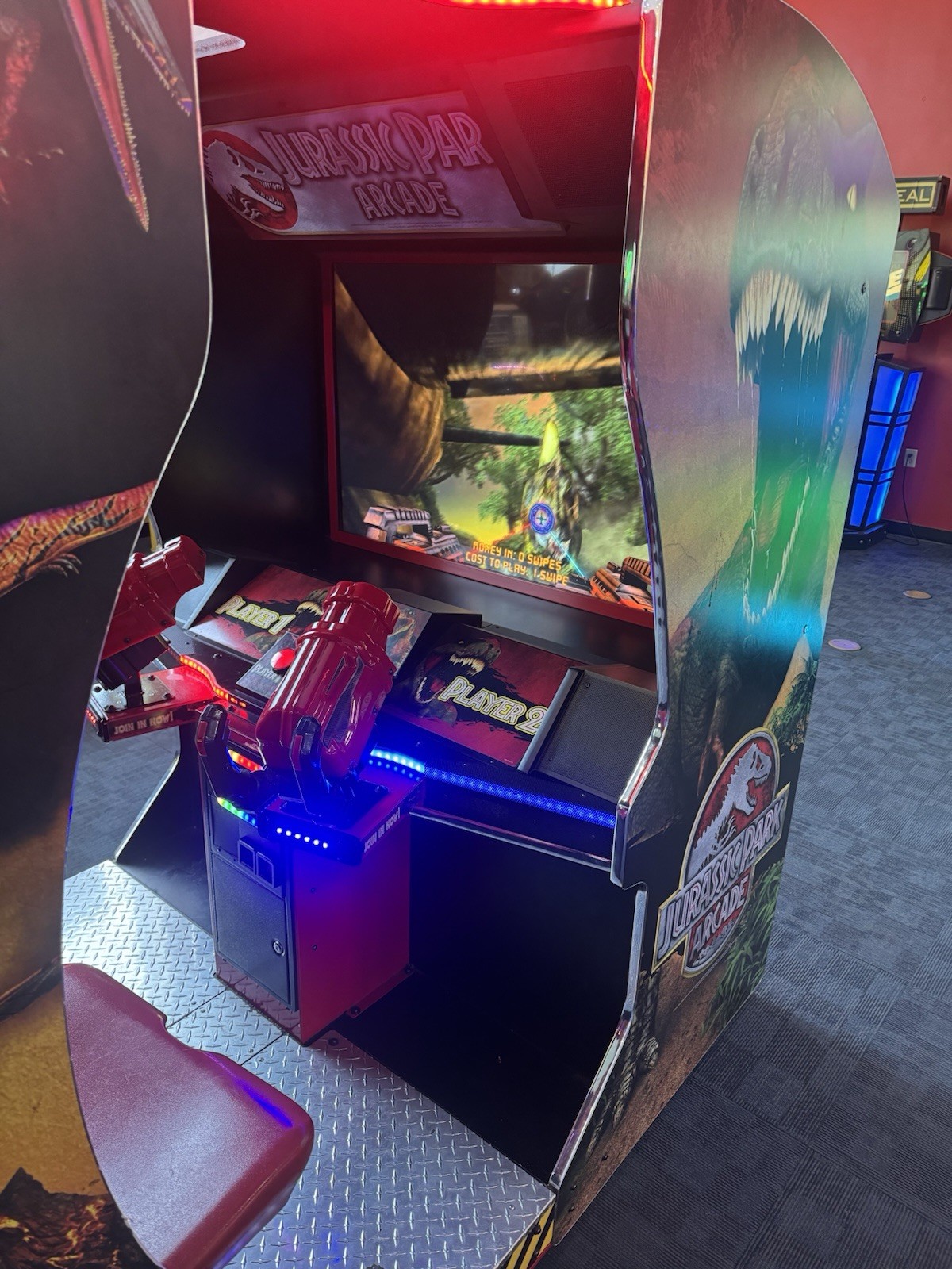 Jurassic Park Arcade Gun Shooting Game