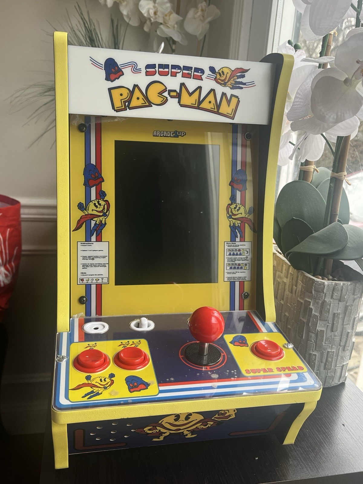 Arcade1up Super Pac-Man Tabletop Arcade Machine 2021 Reproduction