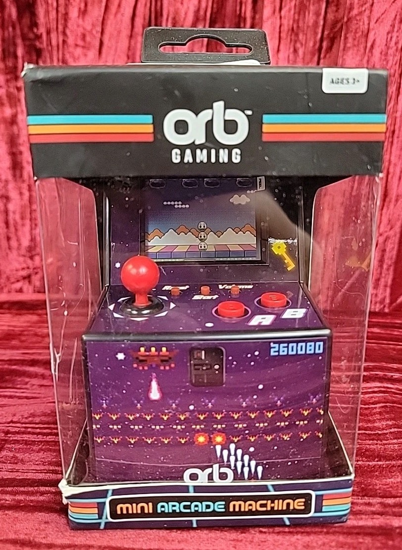 Mini Arcade Machine by Thumbs Up 240 16 Bit Games Sports NEW IN BOX GAMER GAMING