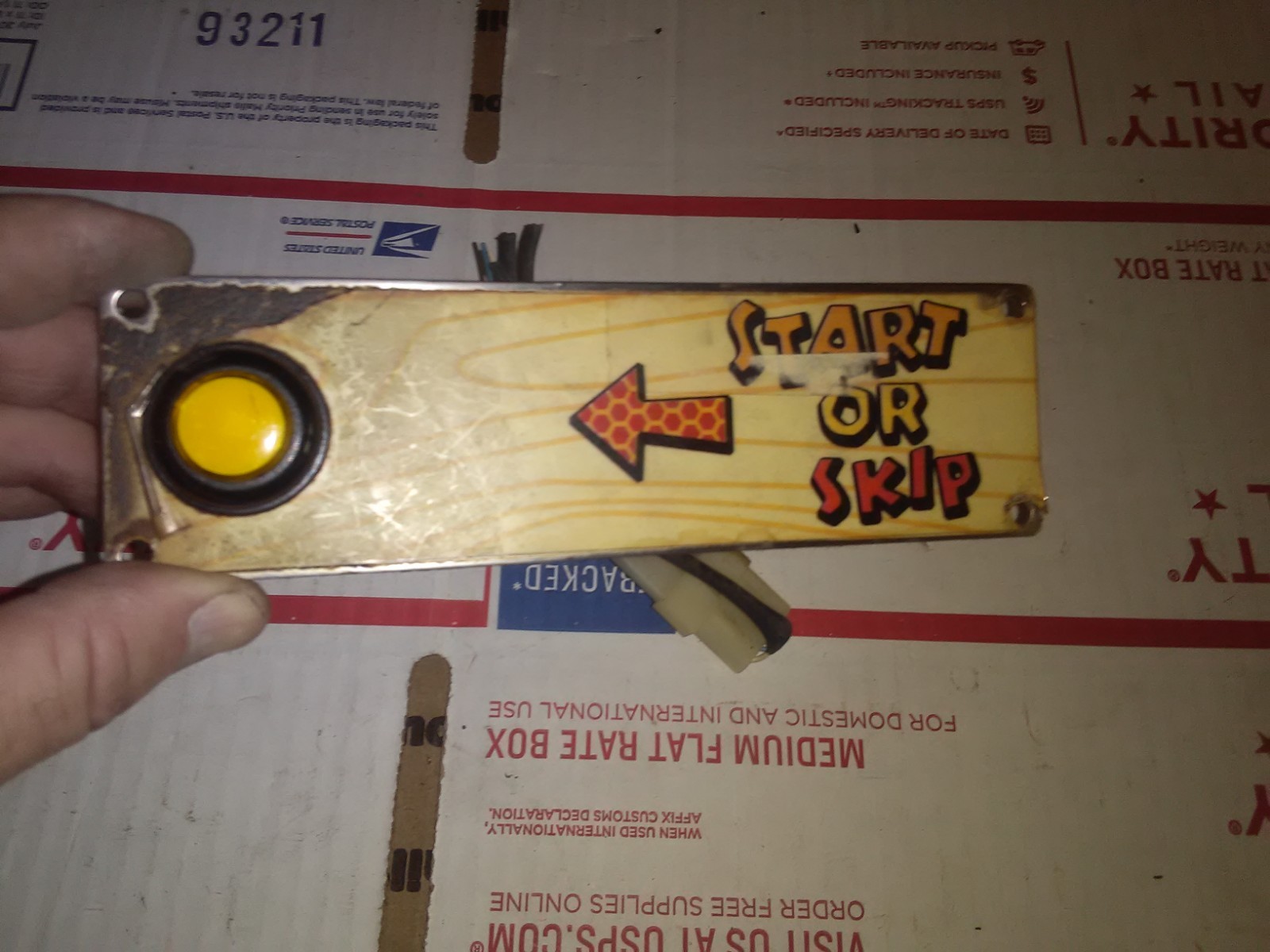 sega naomi jambo safari arcade start button part