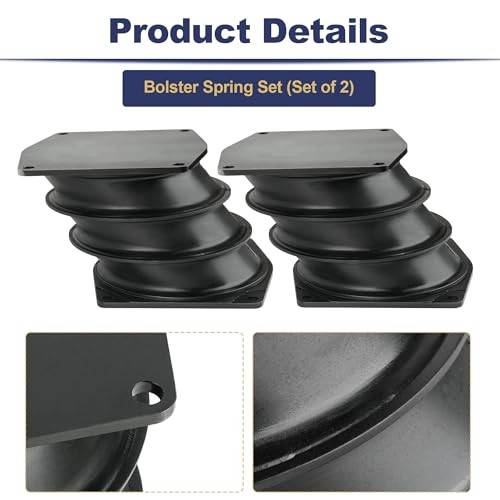 Set of 2 Bolster Spring 60879-000l Compatible With Hendrickson HN 402/462/522