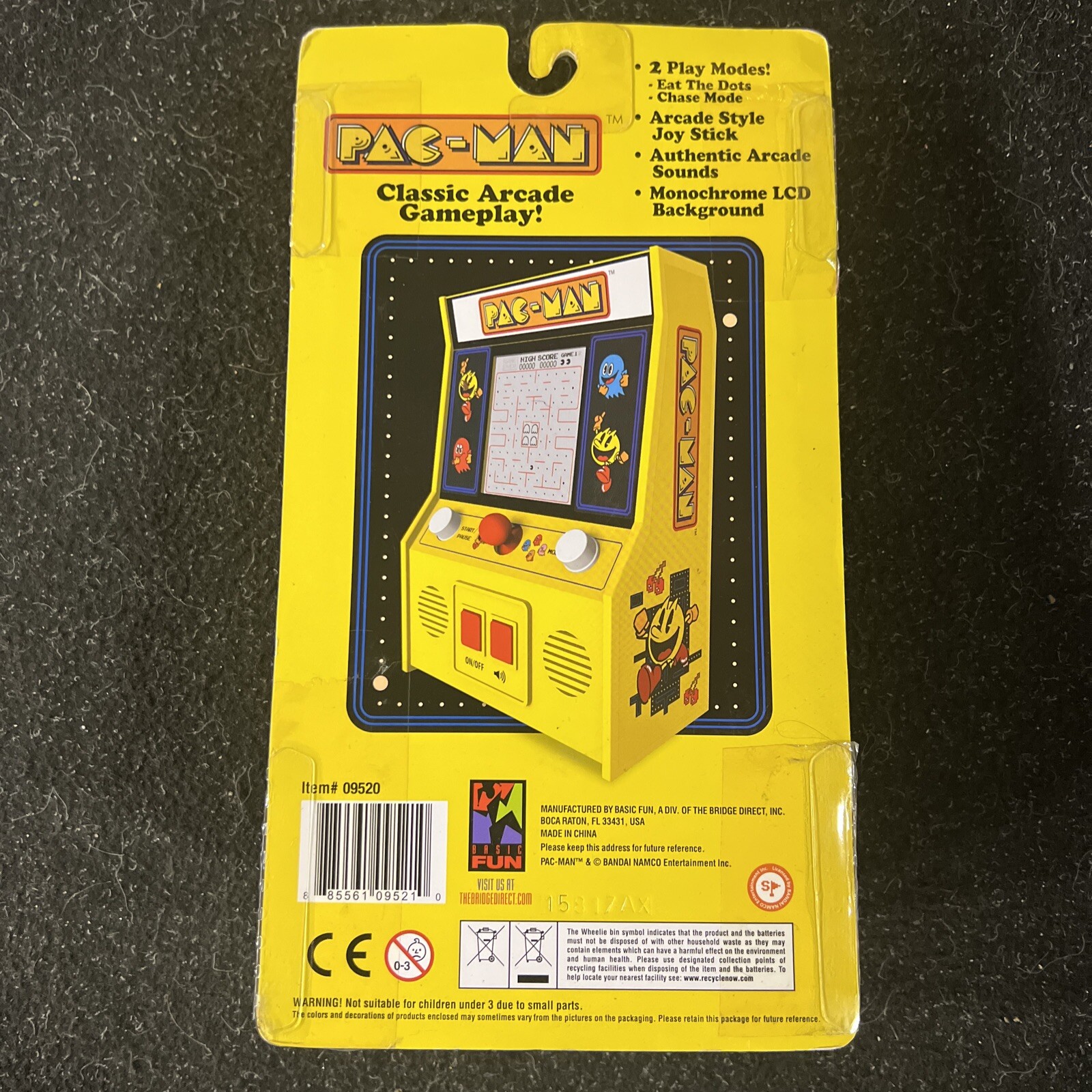 PAC-Man Miniature Classic Arcade Gameplay Handheld Sealed Brand New In Package!
