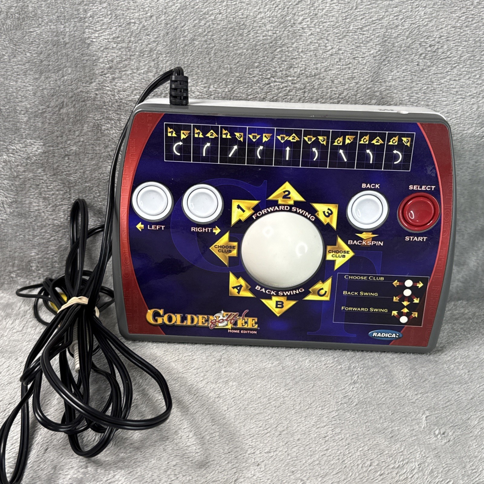 GOLDEN TEE Plug & Play Arcade Golf Game Home Edition Radica 2005 Tested Working