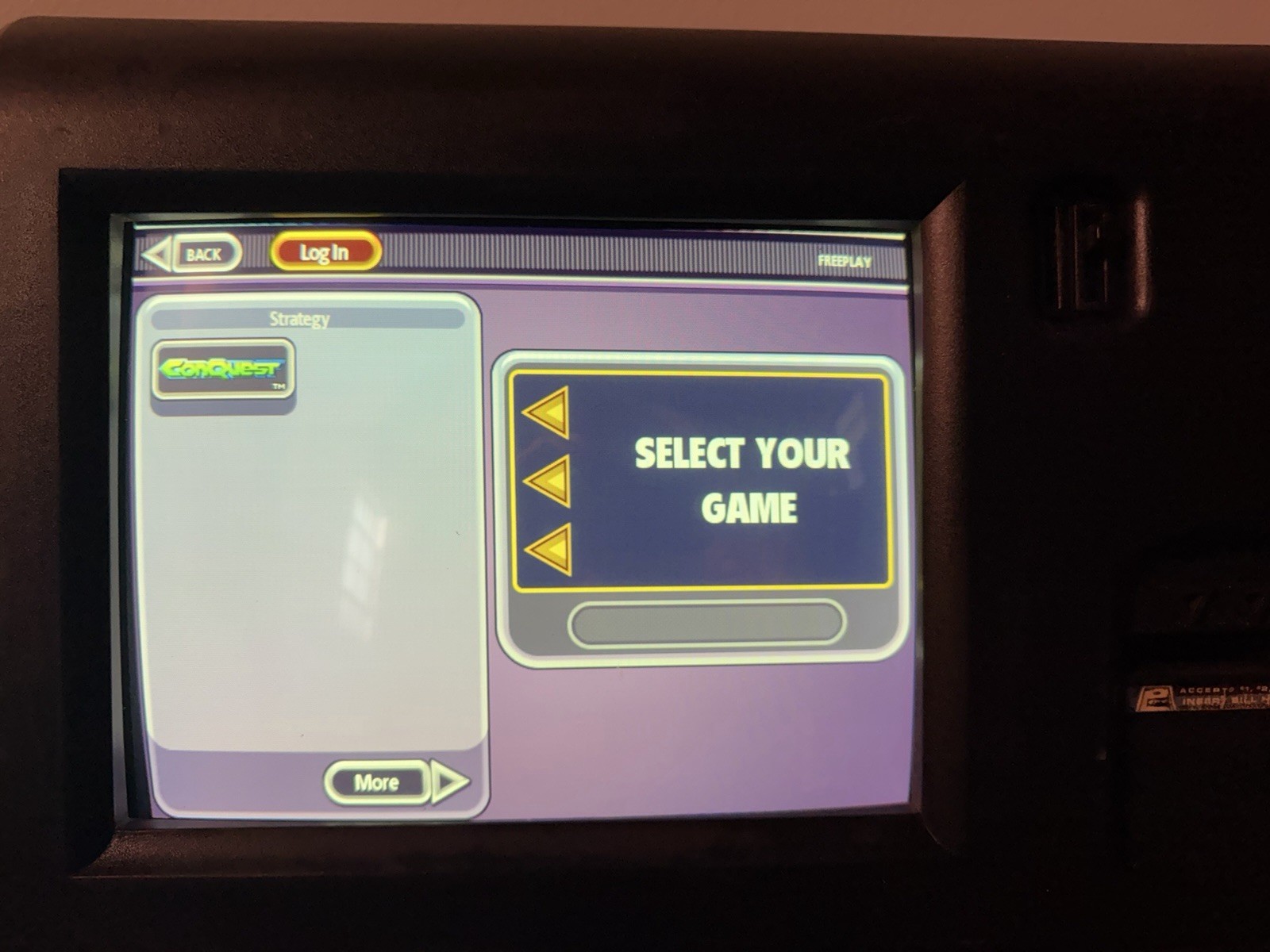 2008 Merit Megatouch Force Radion Bartop Touchscreen Arcade Game
