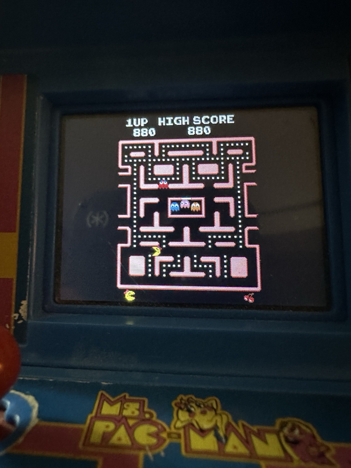 Arcade Classics Ms.Pac-Man Hand Held #09615 Retro Mini Arcade Game 2018 Tested