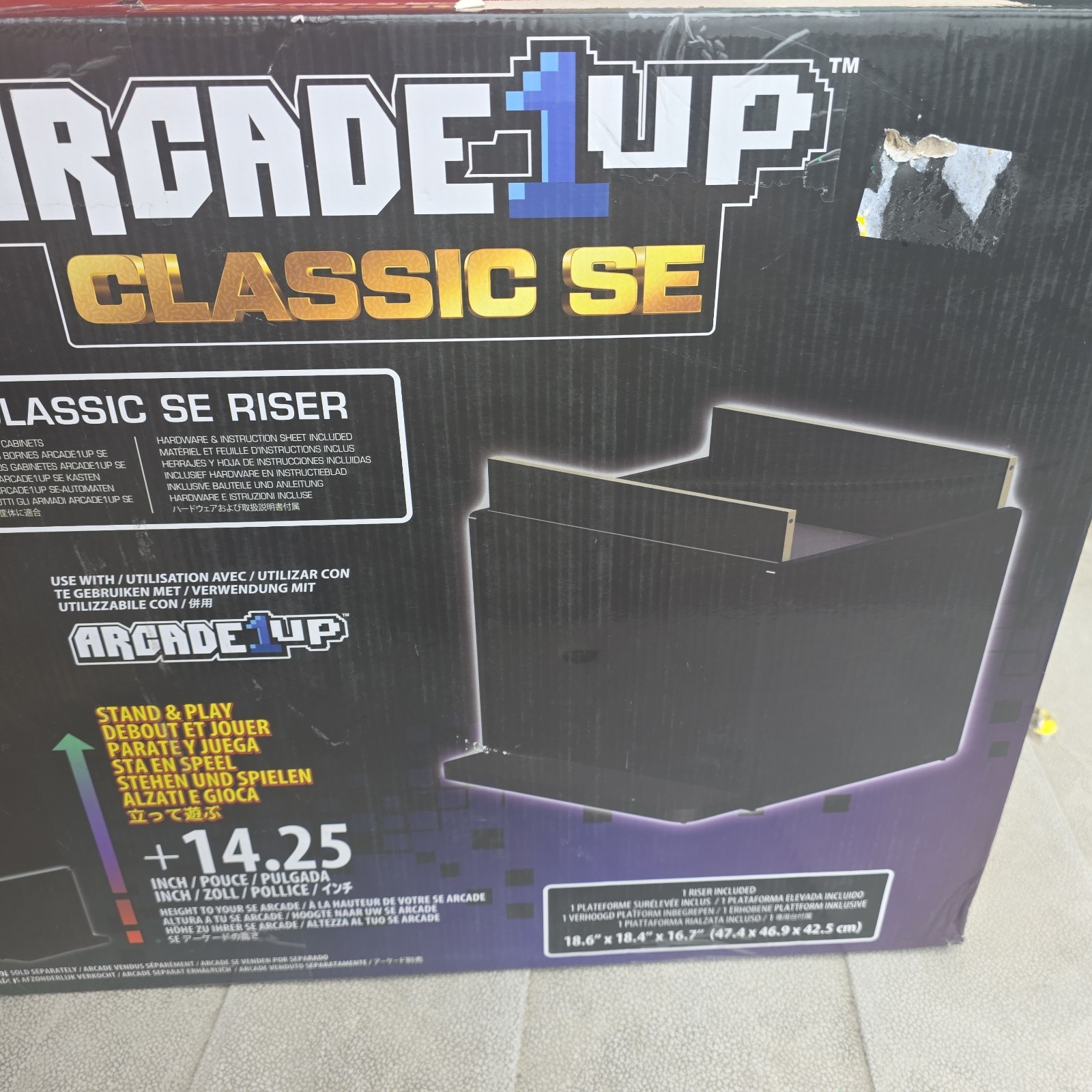 Arcade1Up Classic SE Arcade Machine Riser
