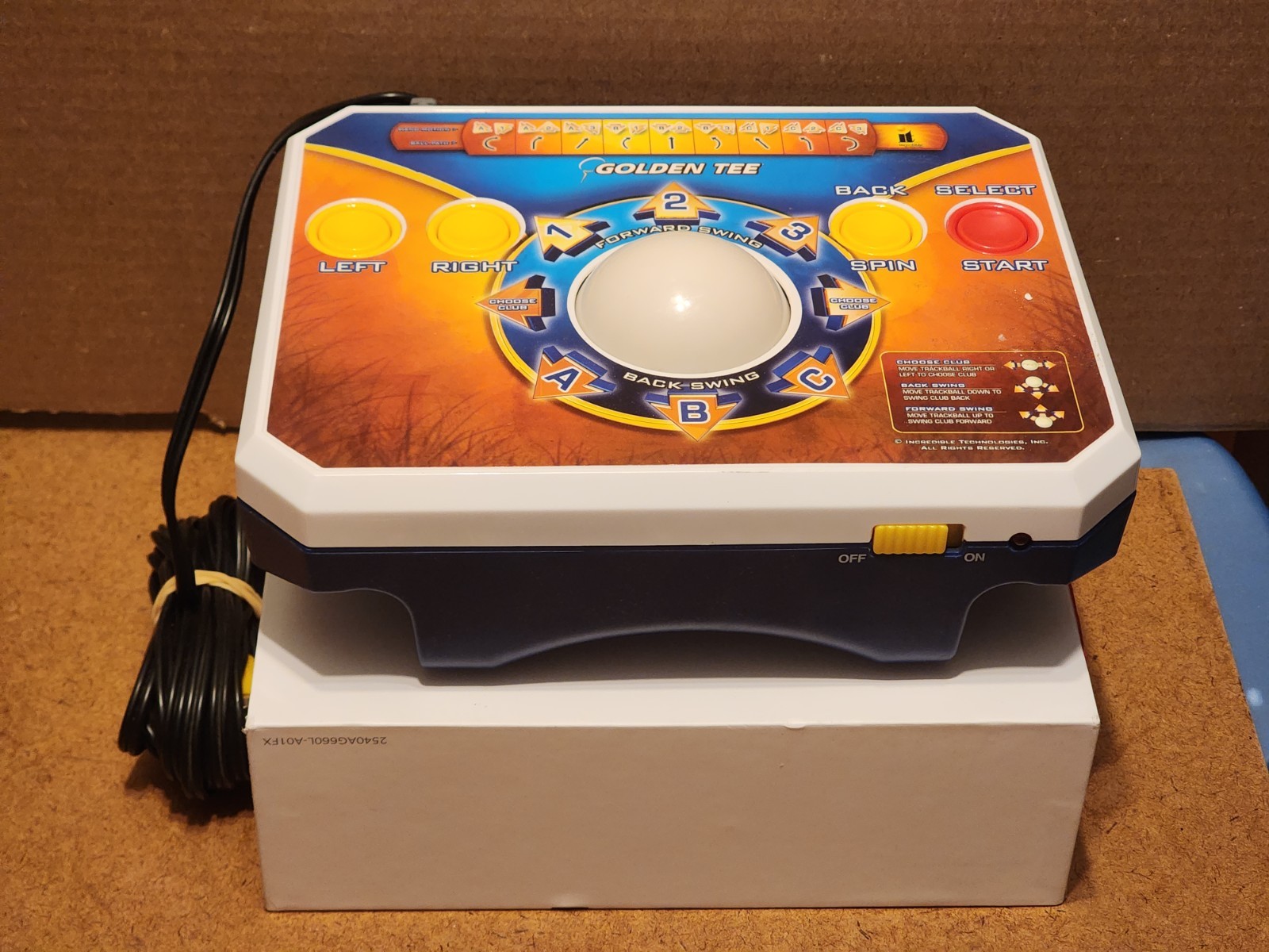 Golden Tee Golf Plug And Play Home TV Game Edition 2011 Jakks Pacific /Tested