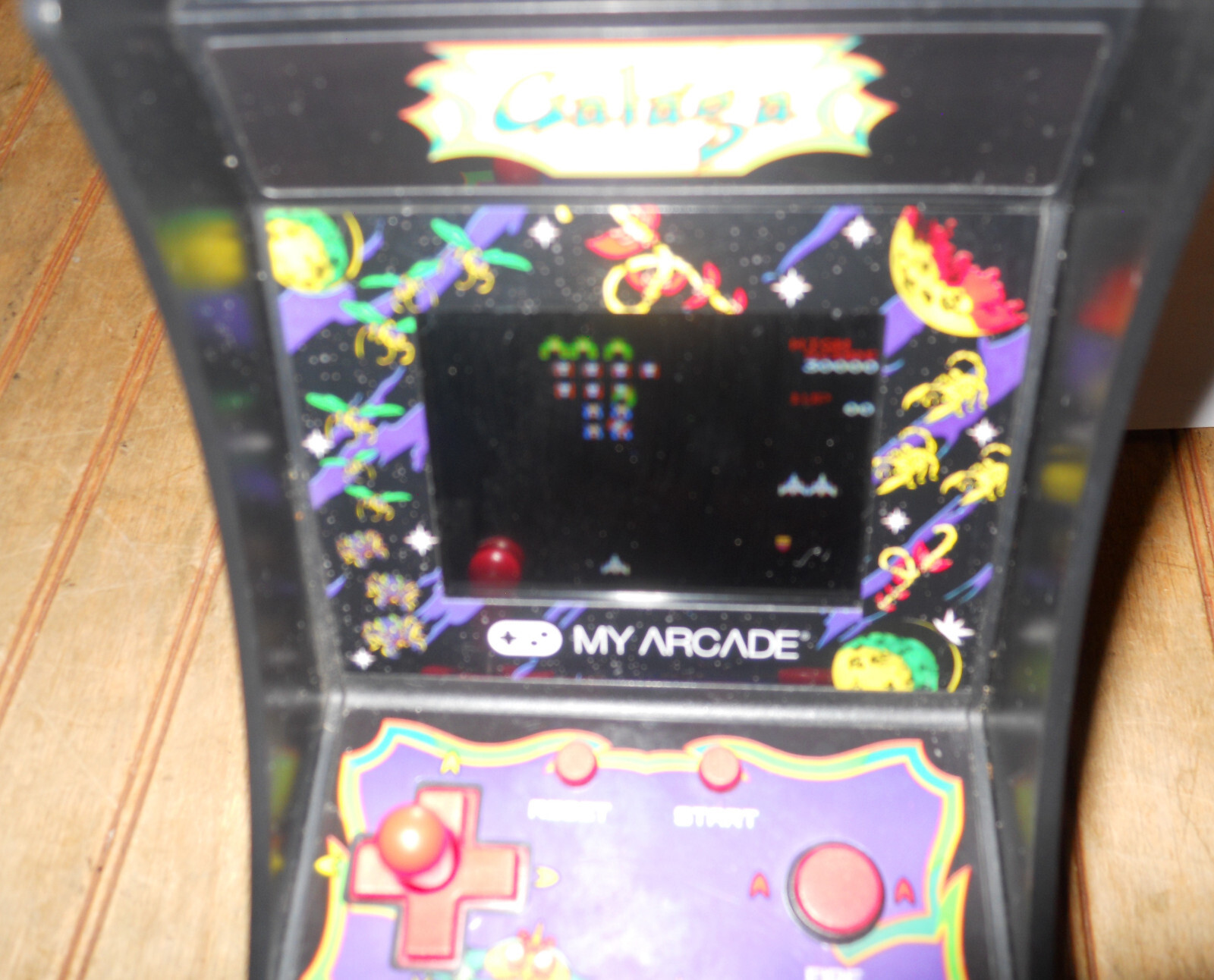 My Arcade Micro Player Mini Arcade Machine: GALAGA Video Game Retrocade