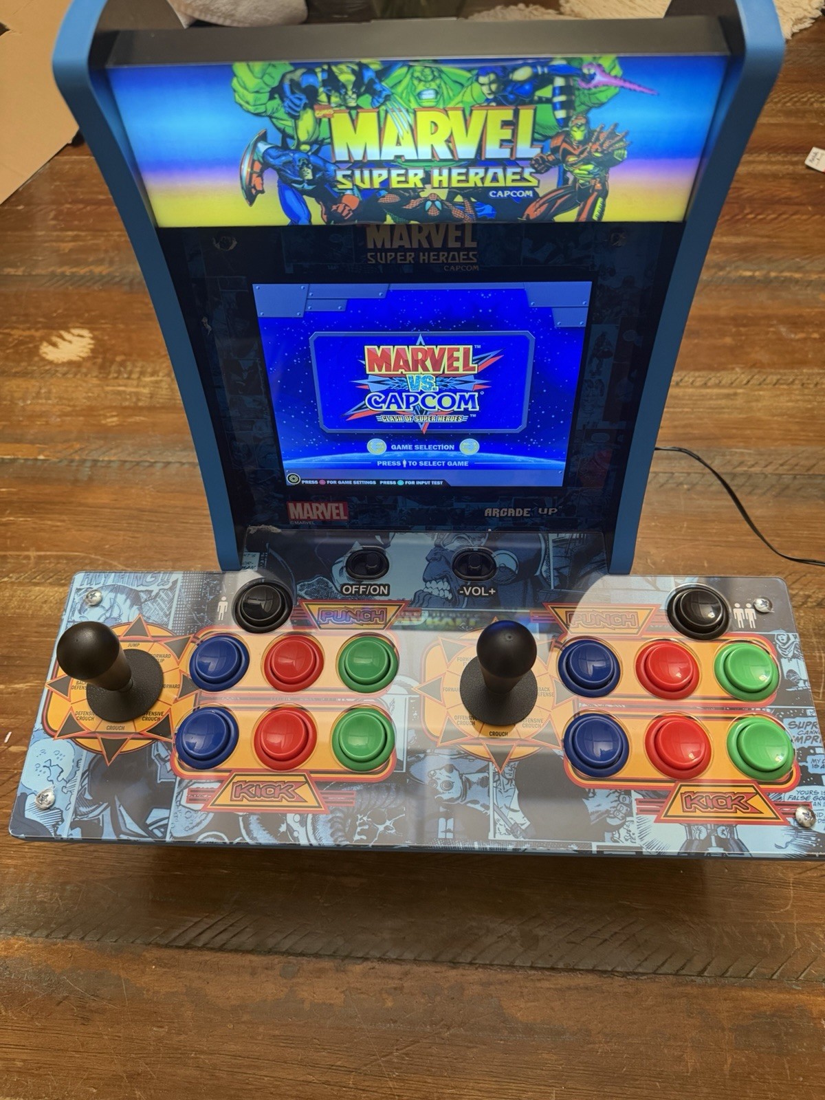Arcade1Up Countercade Marvel vs Capcom X-Men Street Fighter Punisher