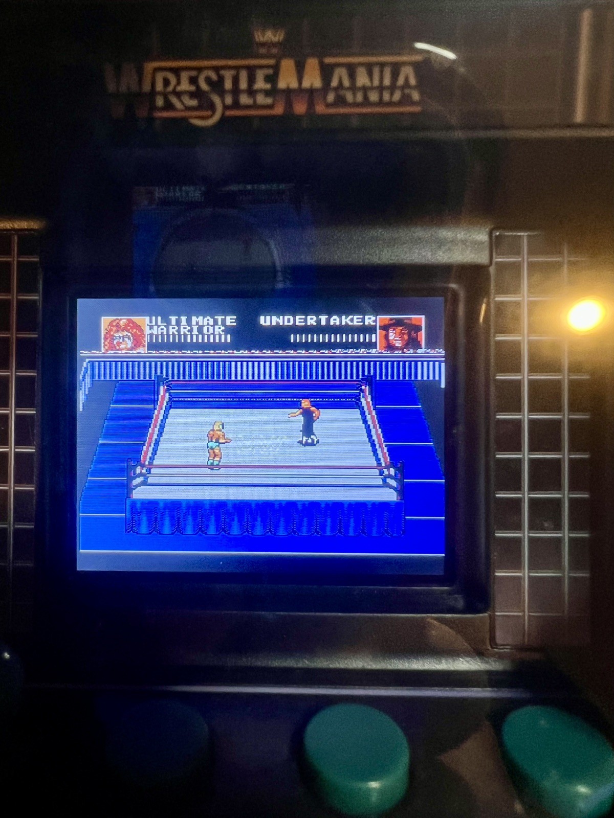 New Sealed WWE Wrestlemania Mini Arcade Full Color Steel Cage NIB Mint!