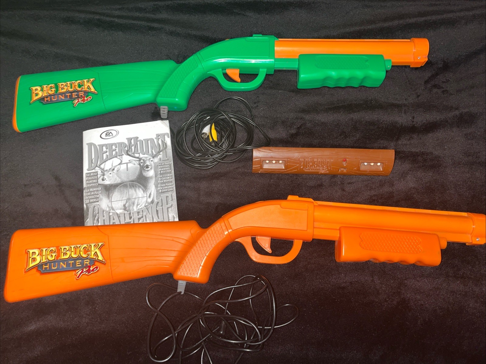 Tested Big Buck Hunter Pro Plug&Play TV Arcade Game 2 Guns WITH SENSOR INCLUDED