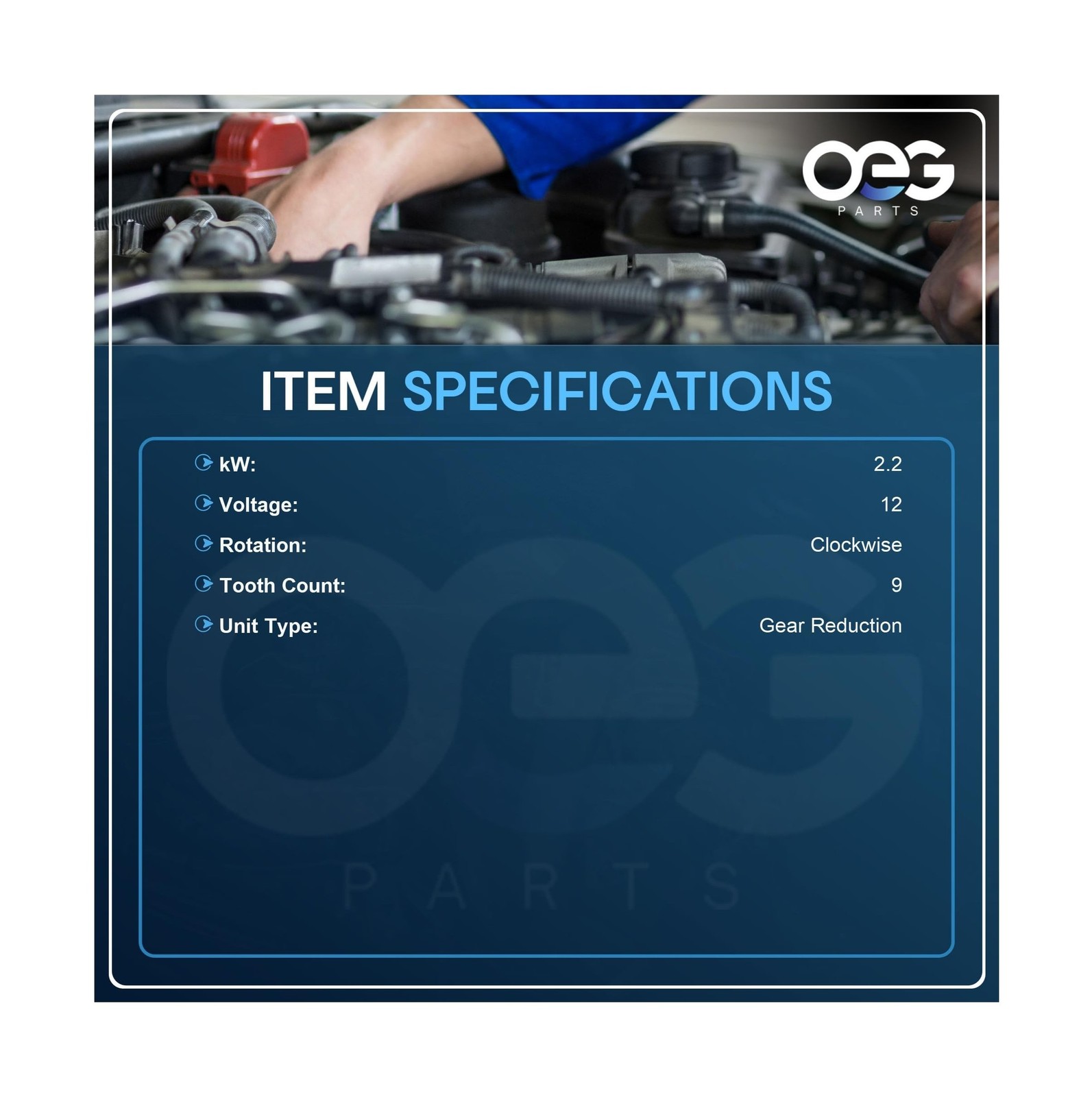 OEG Parts New Starter Compatible with GMC Diesel 6.6L Duramax, Compatible wit…