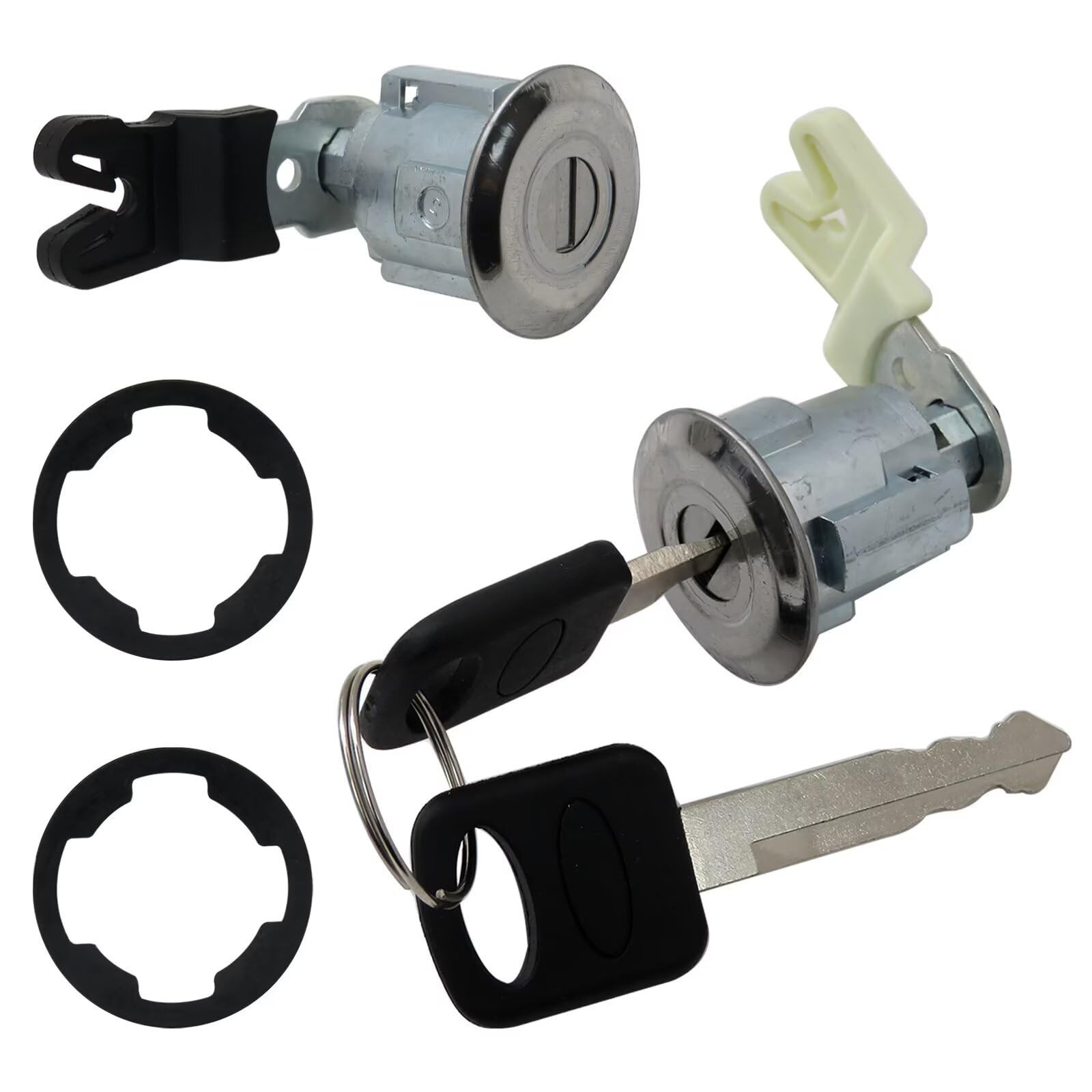 Door Lock and Key Ignition Cylinder Set New XL2Z7821990AC Compatible with 199…