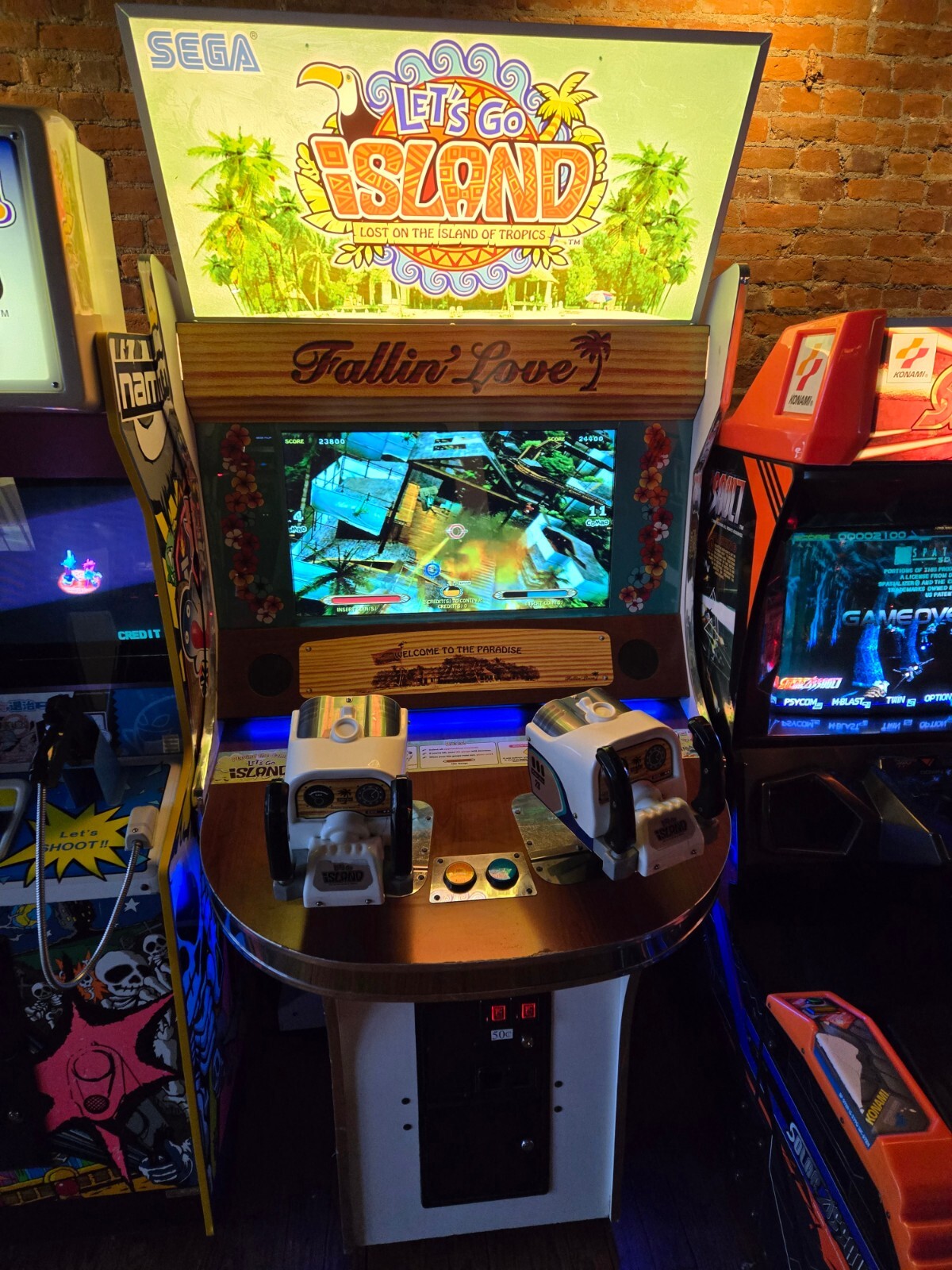 Rare smaller 2010 Sega LET’S GO ISLAND video arcade gun game – FREE SHIPPING