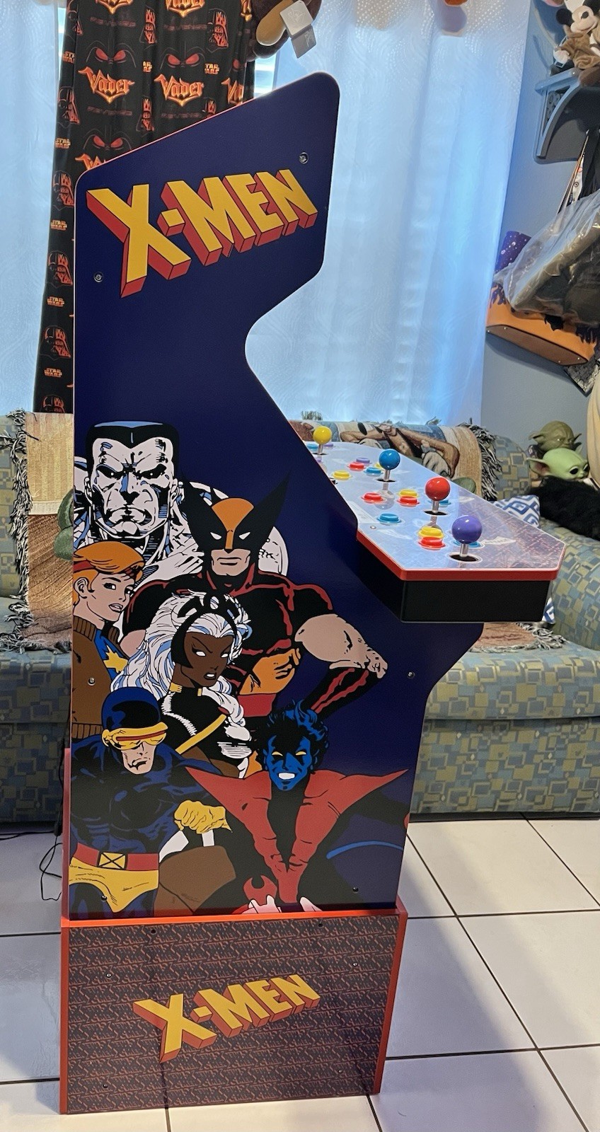 Arcade1Up Marvel X-Men 4 Player 3 Games Arcade Machine Stool & Riser RARE 🔥