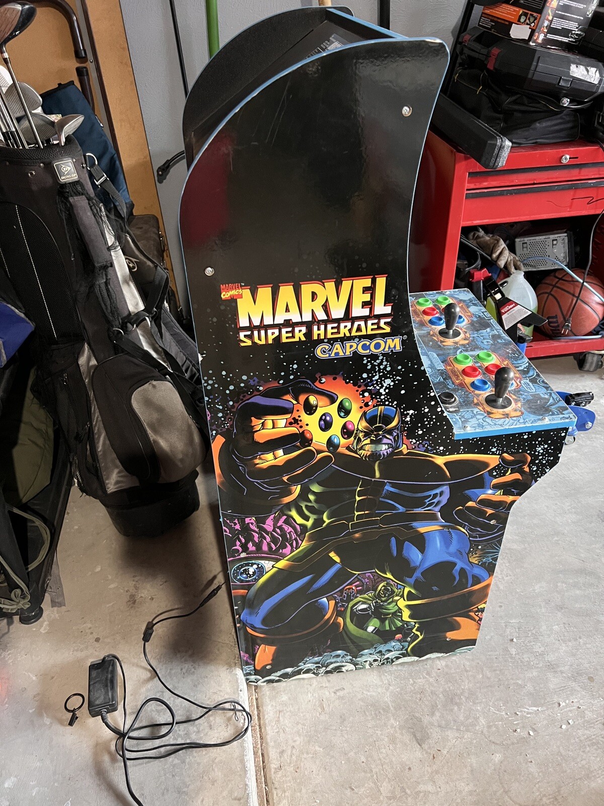 Arcade1up MARVEL SUPER HEROES Capcom Video Game Arcade Machine 4ft