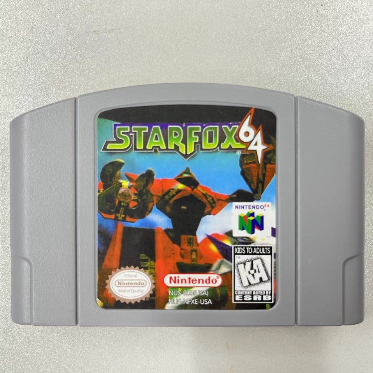 STAR FOX 64 Game Cartridge For Nintendo 64 Console Tested Free Shipping