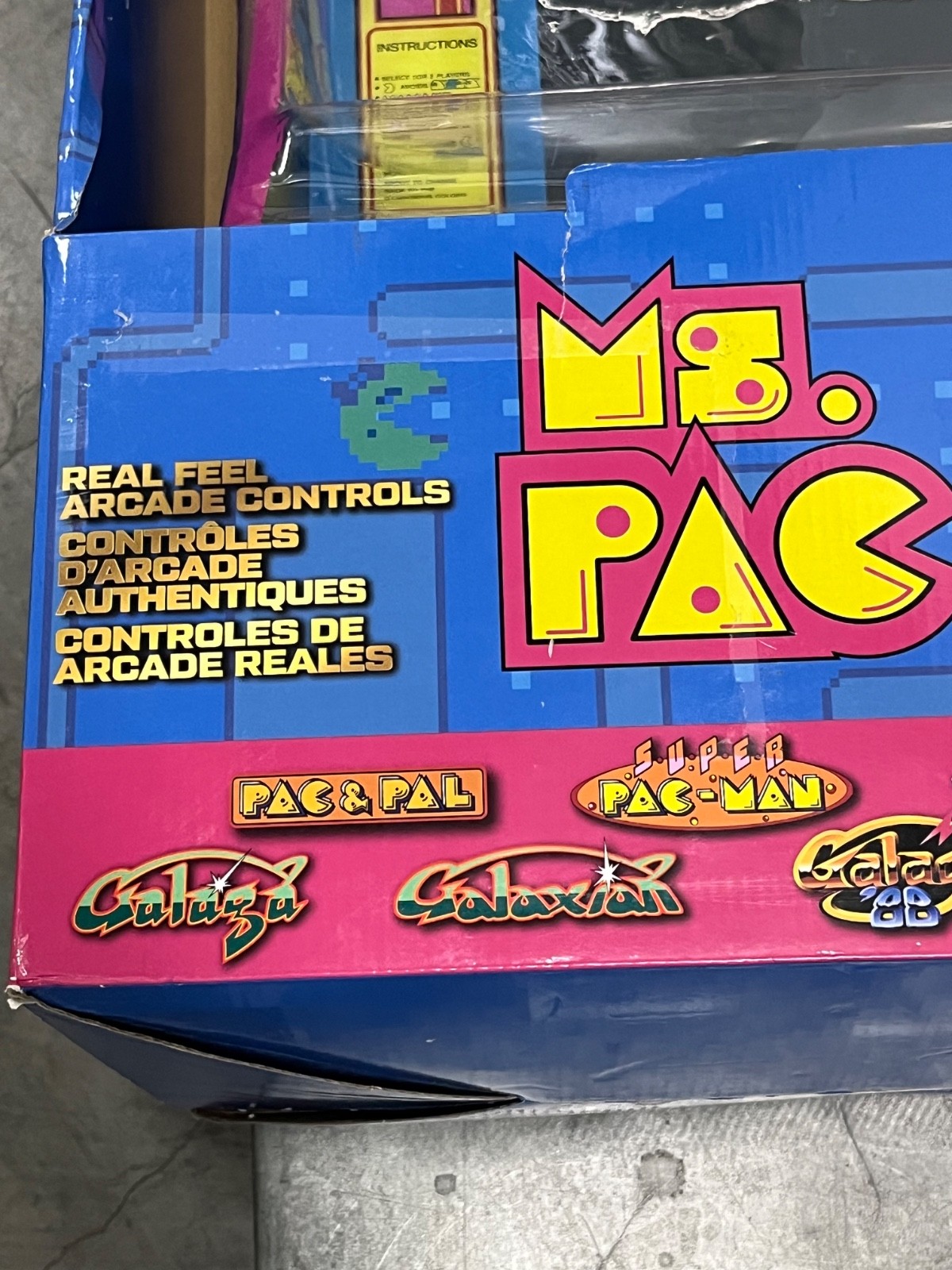 NEW IN BOX! Arcade1Up Ms. PAC-MAN Partycade 12 Games in 1, 17″ LCD Color Screen