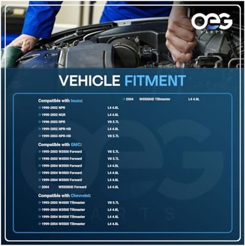 OEG Parts New Alternator Compatible With Isuzu Chevy NPR NQR 4.8L 1998-2002