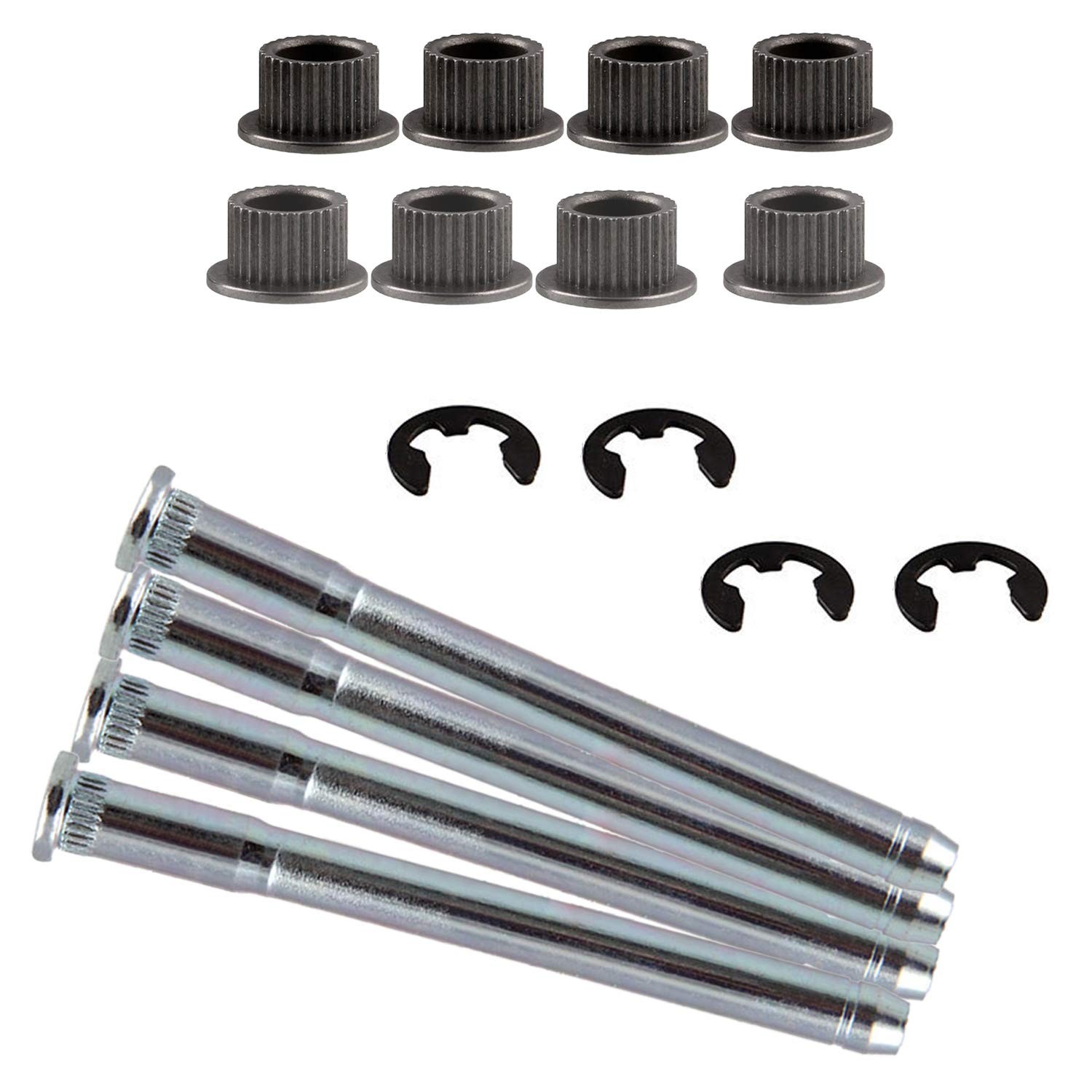 Door Hinge Pin & Bushing Repair Kit – 4 Pins, 2 Doors for Chevy S10/GMC S15 1994