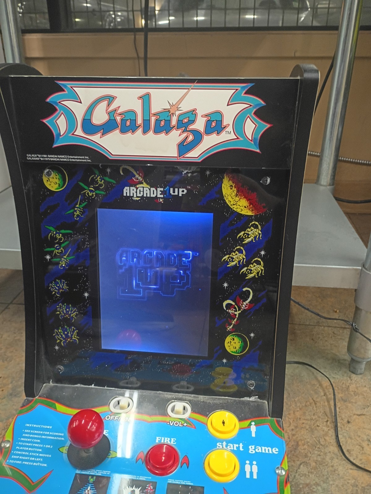 Arcade1Up Galaga 88 Countercade Arcade Machine GAL-C-10177