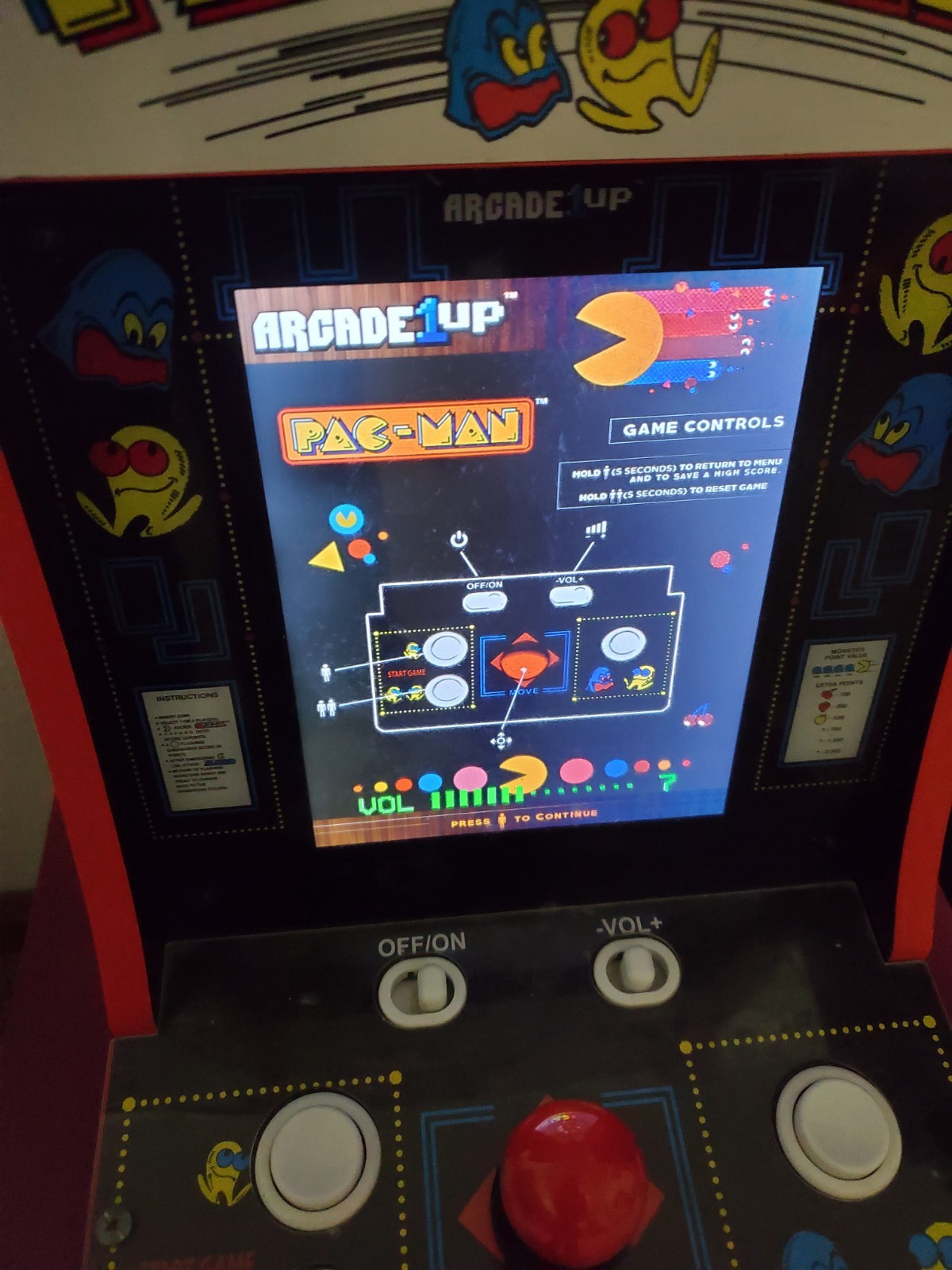 Arcade1Up 2 Game Countercade Tabletop Arcade Machine – Pac-Man