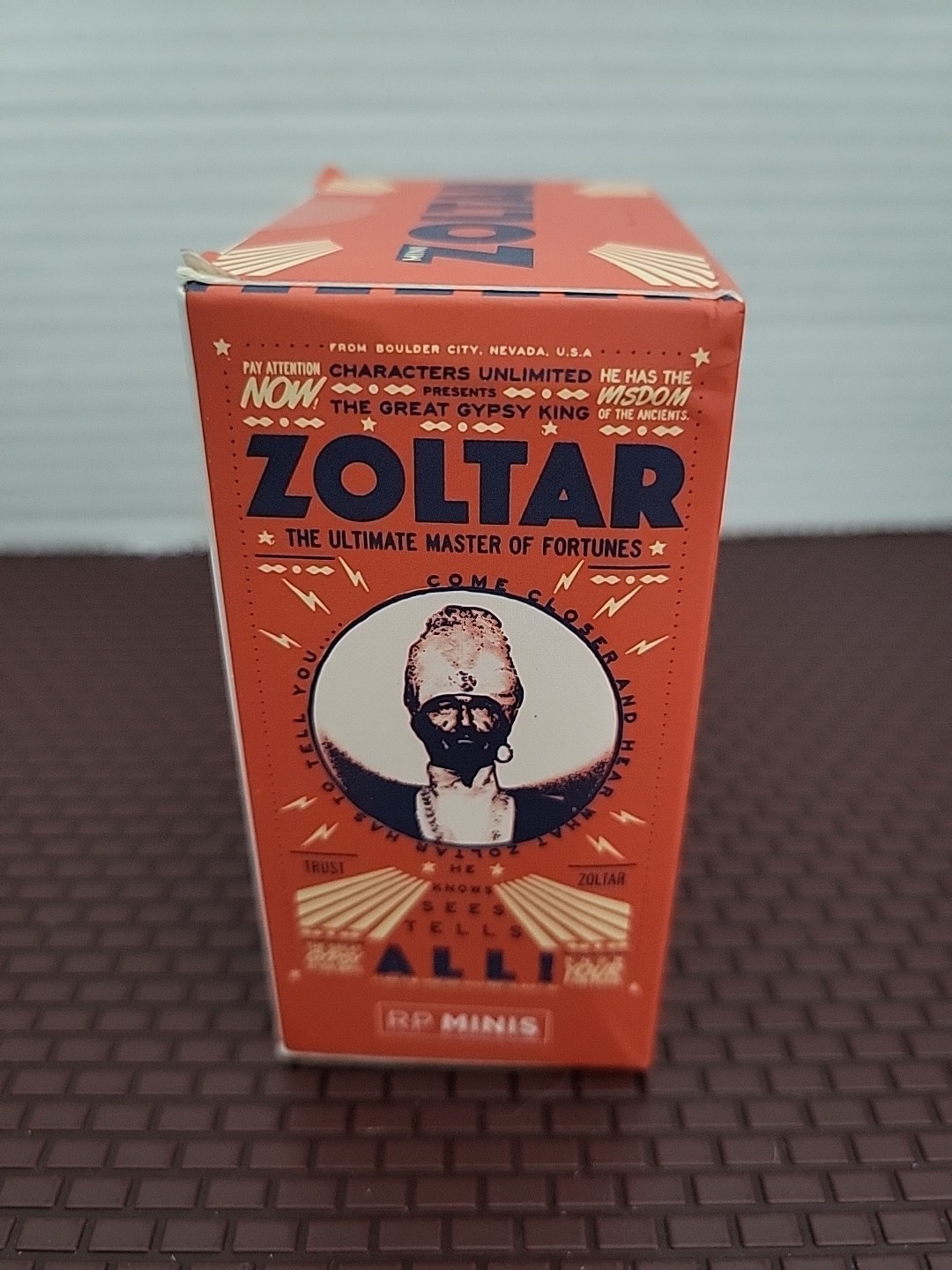 Mini Zoltar Fortune Teller Speaks Lights Crystal Ball Running Press New in Box