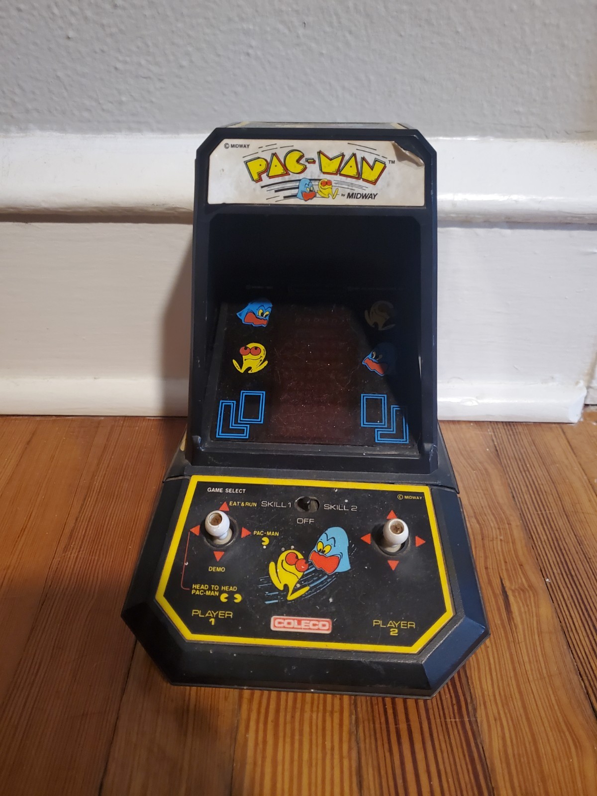 Vintage 1981 Coleco Midway Arcade Pac-Man Tabletop Arcade Game Tested/Works