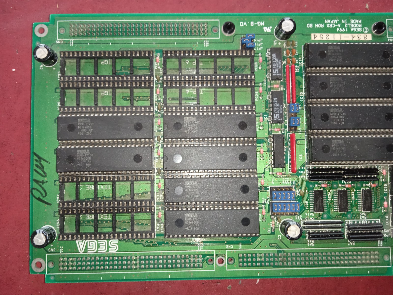 SEGA RALLY GAME ROM BOARD MODEL 2 PCB ARCADE with Sega Rally Pro Drivin’