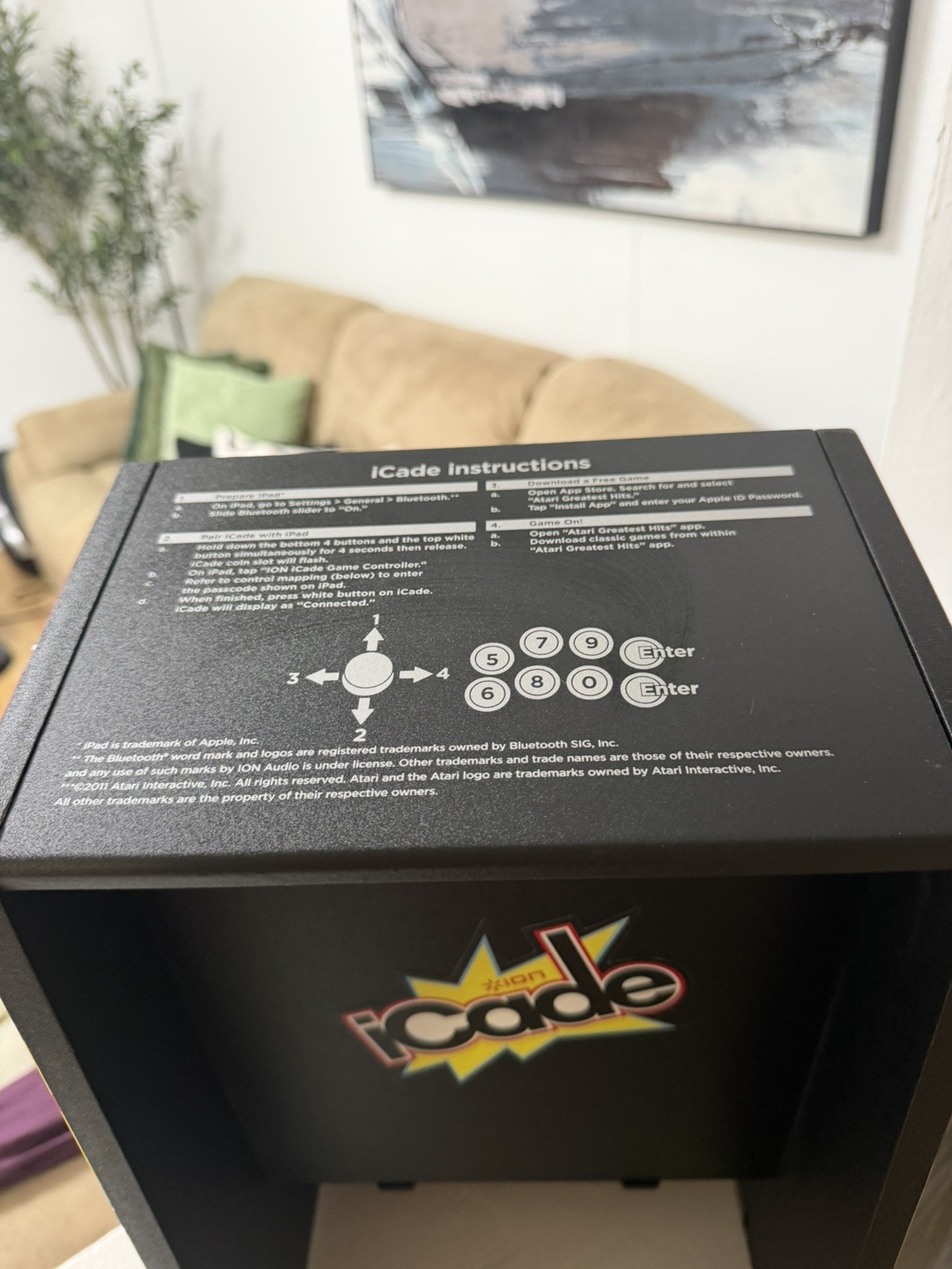 ION iCade Bluetooth Arcade Cabinet Controller for iPad | Retro Arcade Game