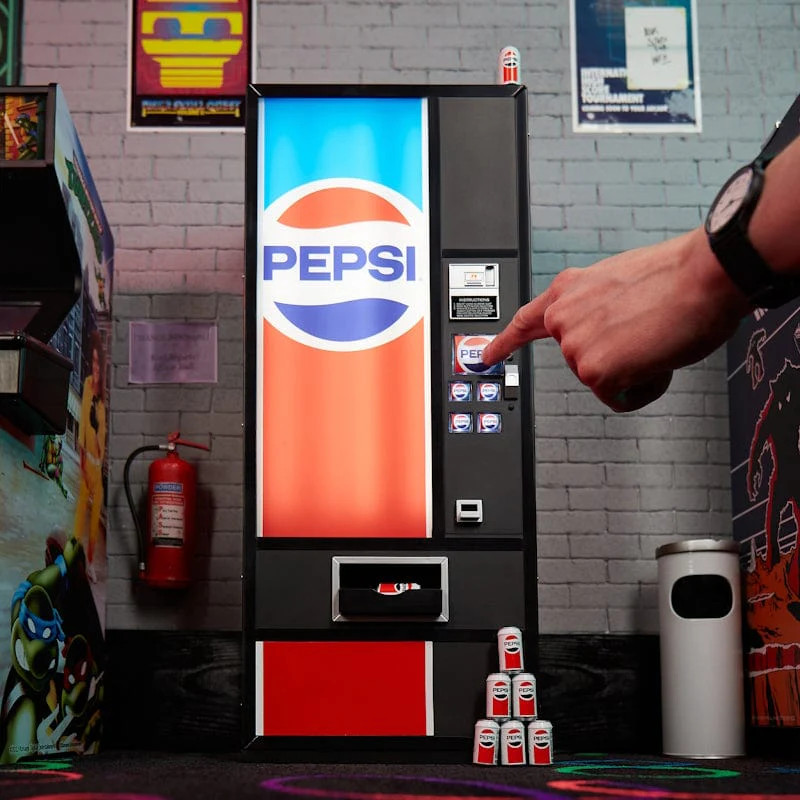 PEPSI Numskull Quarter Arcades 1/4 Scale USB HUB Charging Machine power 5 units